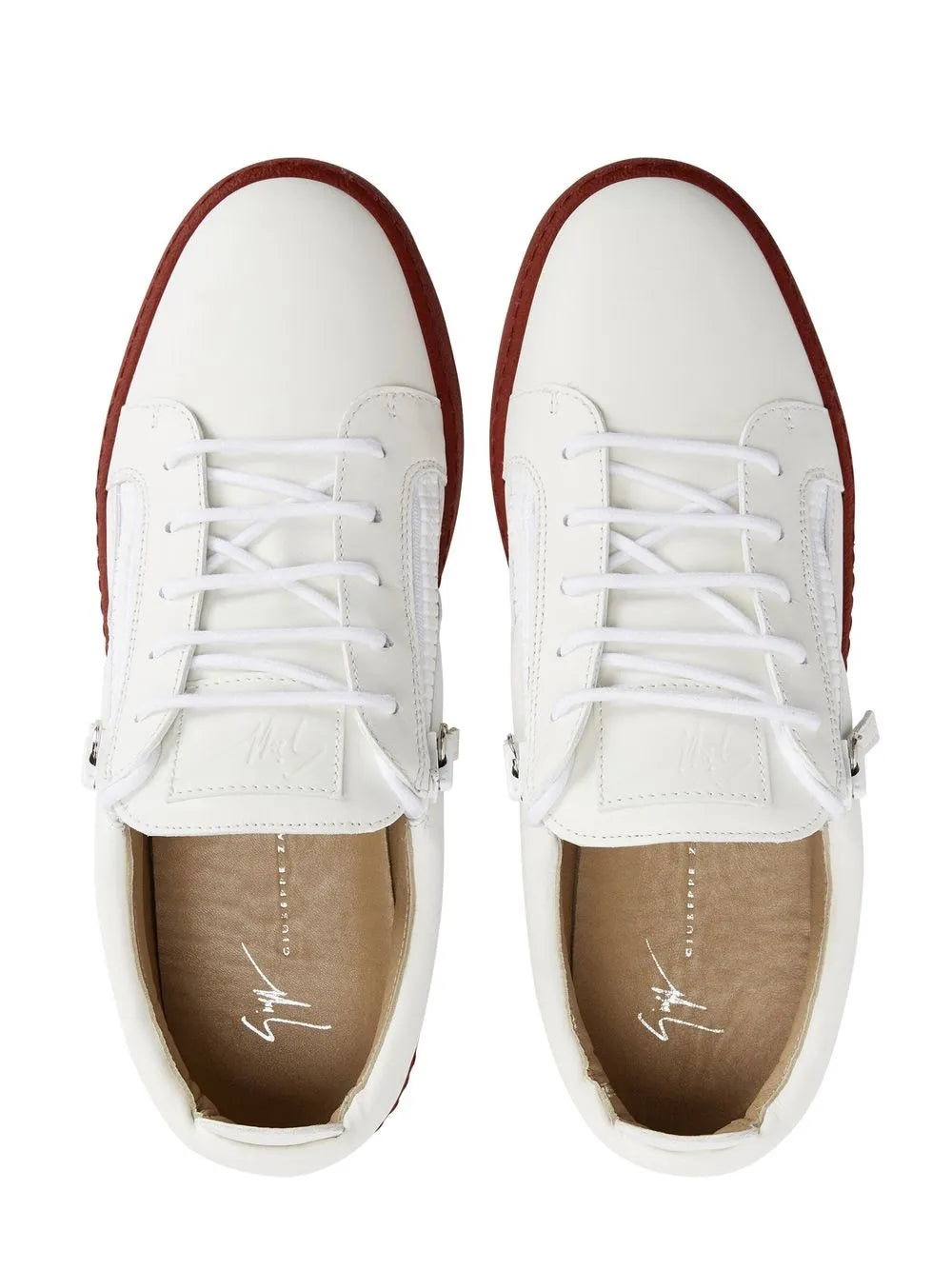 Giuseppe Zanotti Frankie Leather Low-Top Sneakers