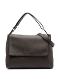 Orcianilogo-lettering leather bag