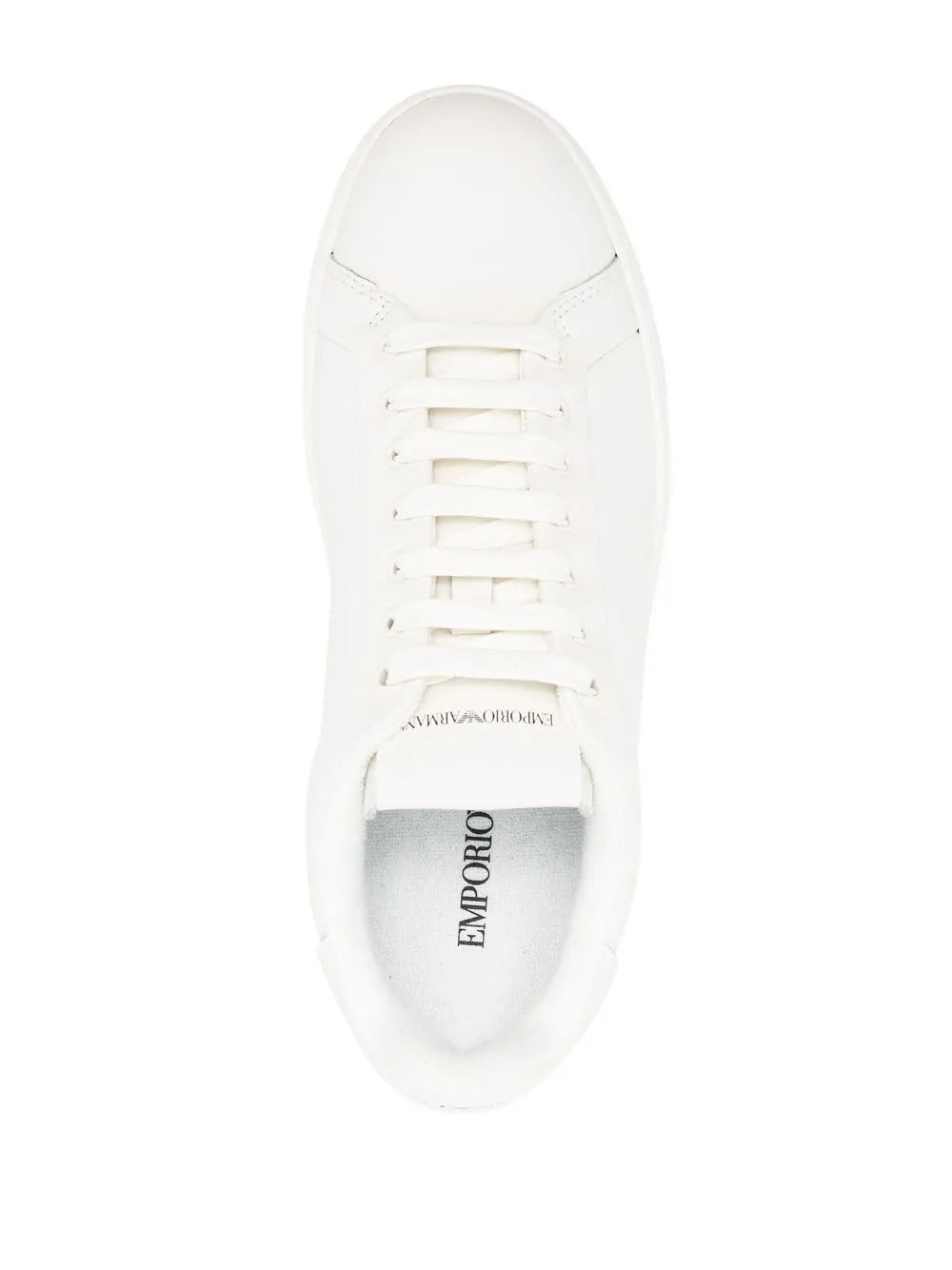 Emporio Armani Logo-Print Lace-Up Sneakers
