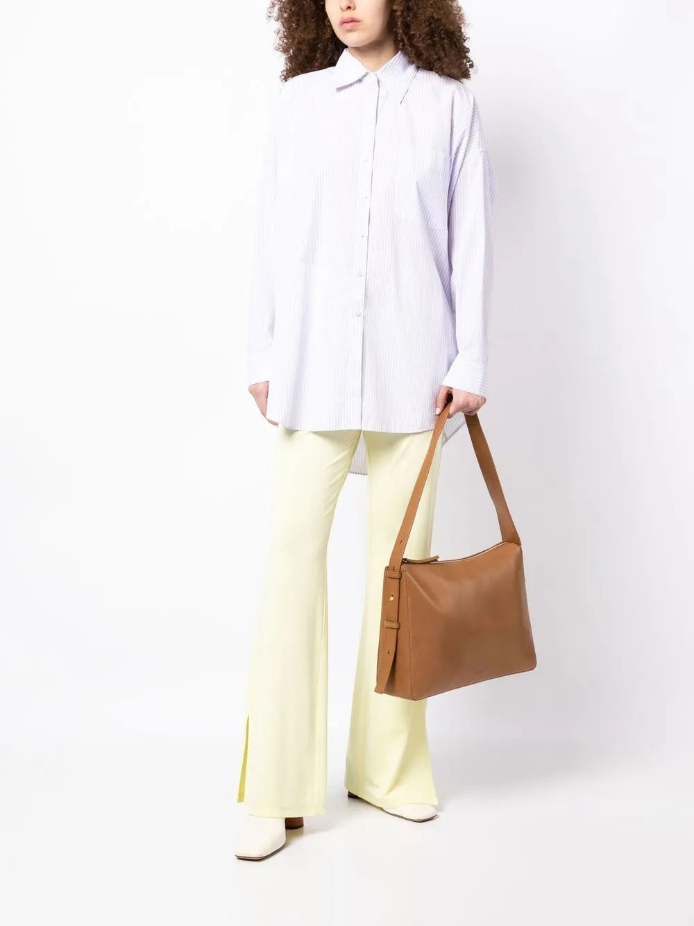Yu Meileather tote bag