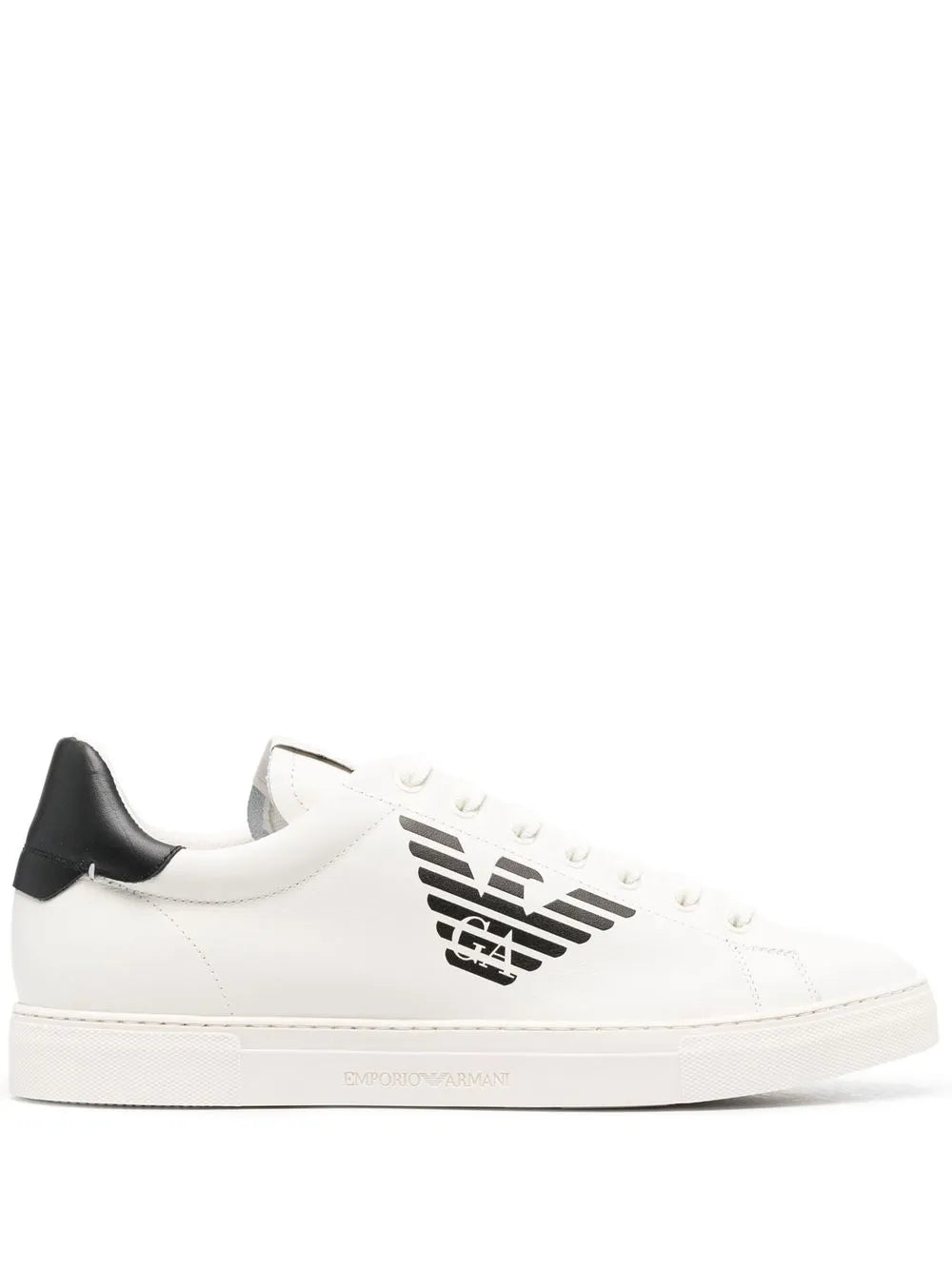 Emporio Armani Lace-Up Logo-Print Sneakers