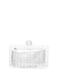AquazzuraTequila rhinestone-embellished clutch bag