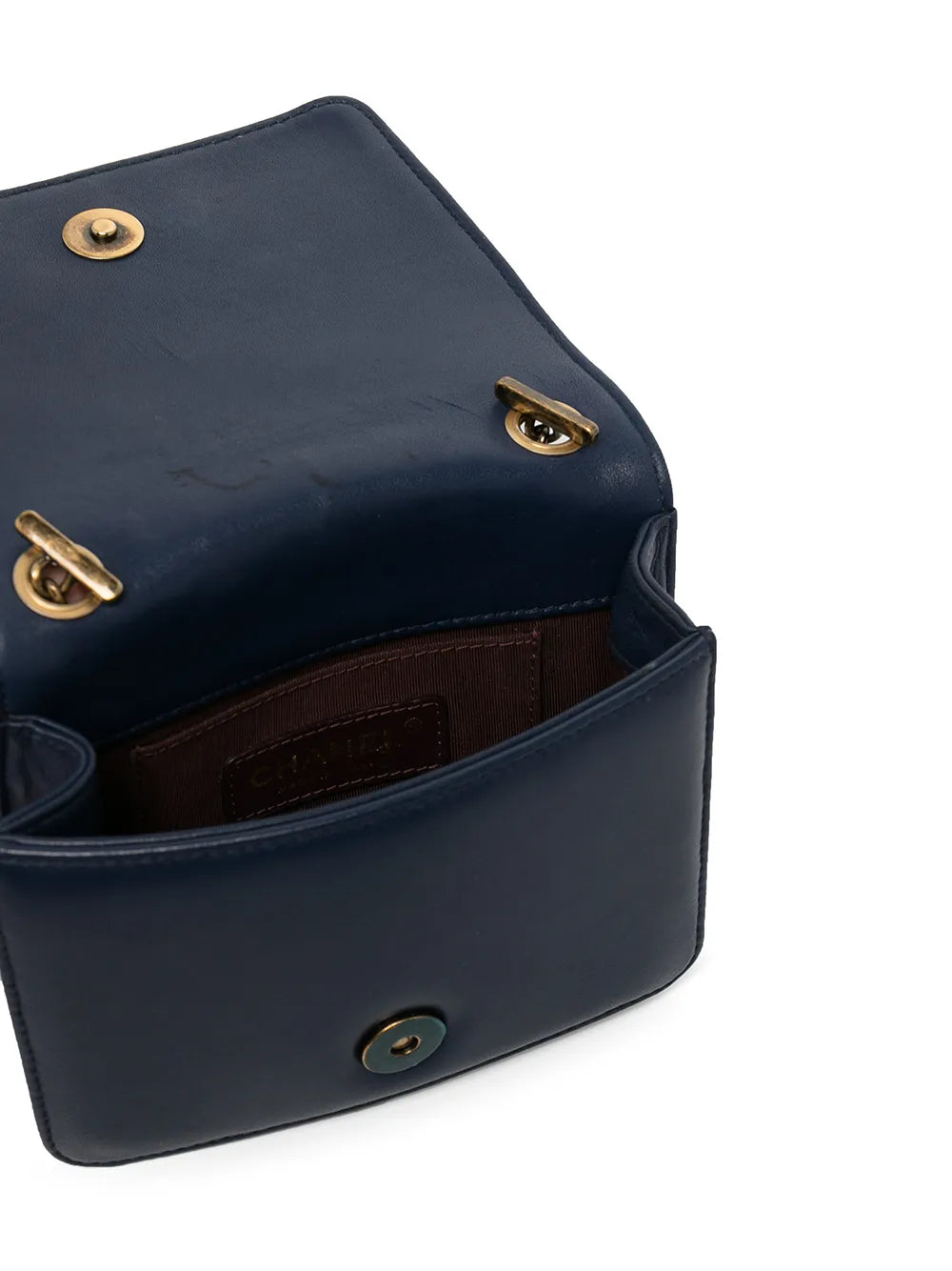 Pre-OwnedCHANEL Pre-Owned2016 Classic Flap Boy Brick mini crossbody bag
