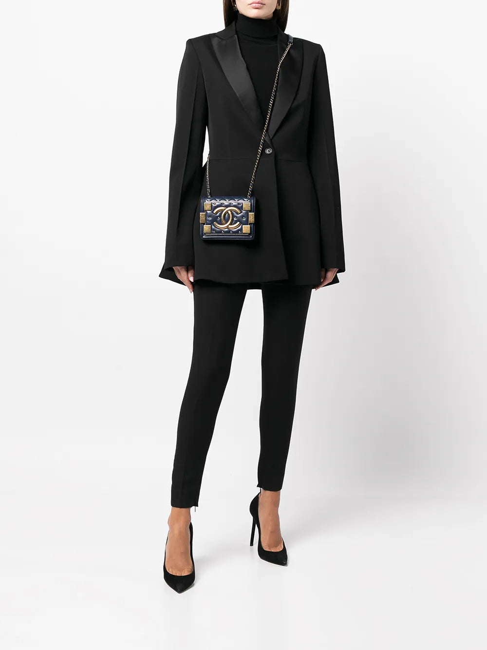 Pre-OwnedCHANEL Pre-Owned2016 Classic Flap Boy Brick mini crossbody bag
