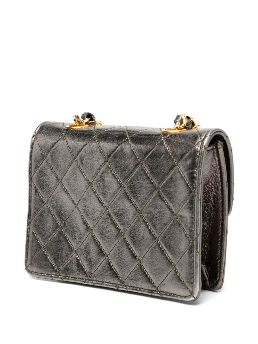 Pre-OwnedCHANEL Pre-Owned1989-1991s micro mini flag bag