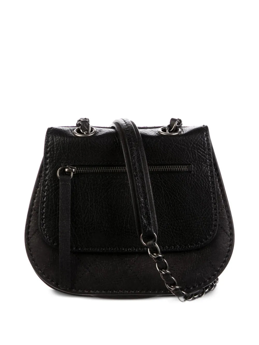 Pre-OwnedCHANEL Pre-Owned2013 small Saddle diamond-quilted shoulder bag