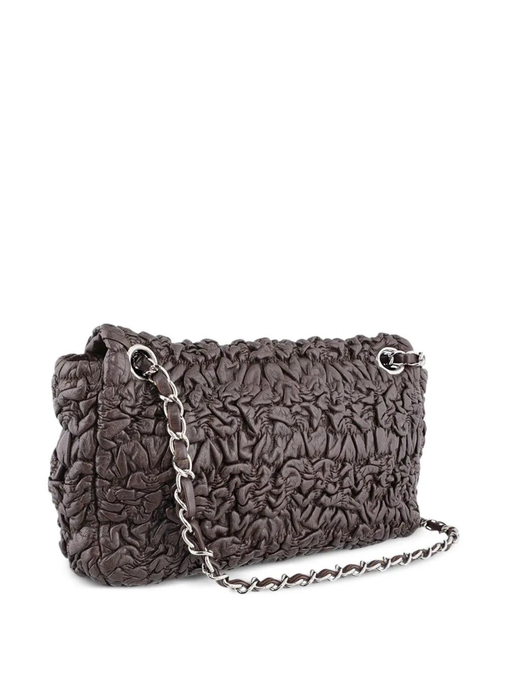 Pre-OwnedCHANEL Pre-Owned2007 Astrakhan leather shoulder bag