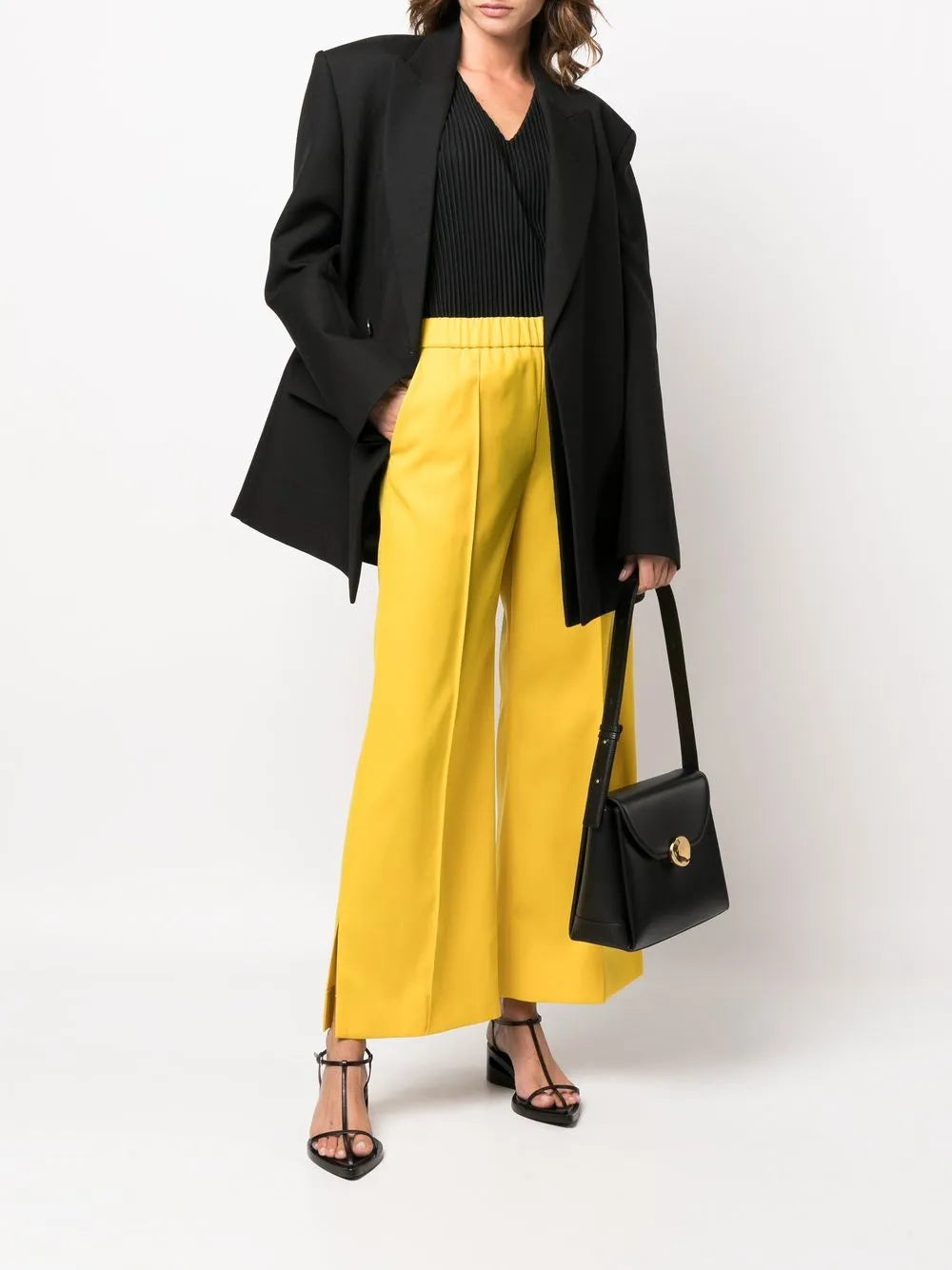 Jil Sandercalf-leather shoulder bag