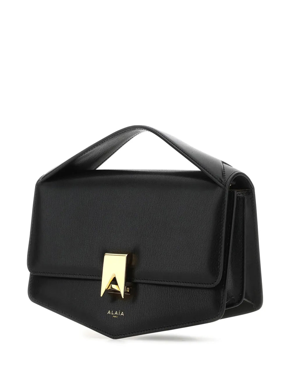 Alaïalogo-plaque leather shoulder bag