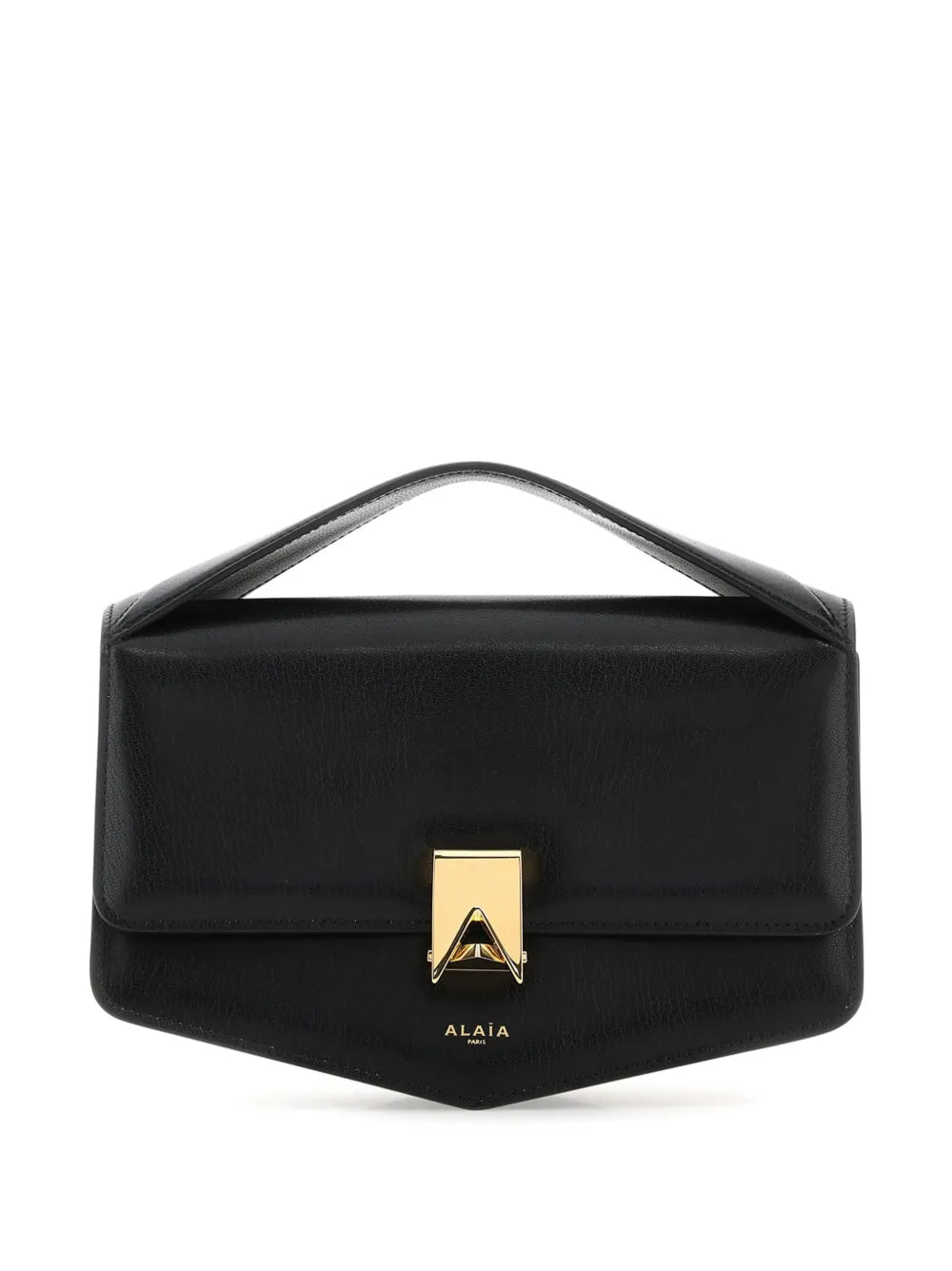 Alaïalogo-plaque leather shoulder bag