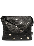 Pre-OwnedCHANEL Pre-Owned2006-2008 large diamond-quilted eyelet-detailed shoulder bag