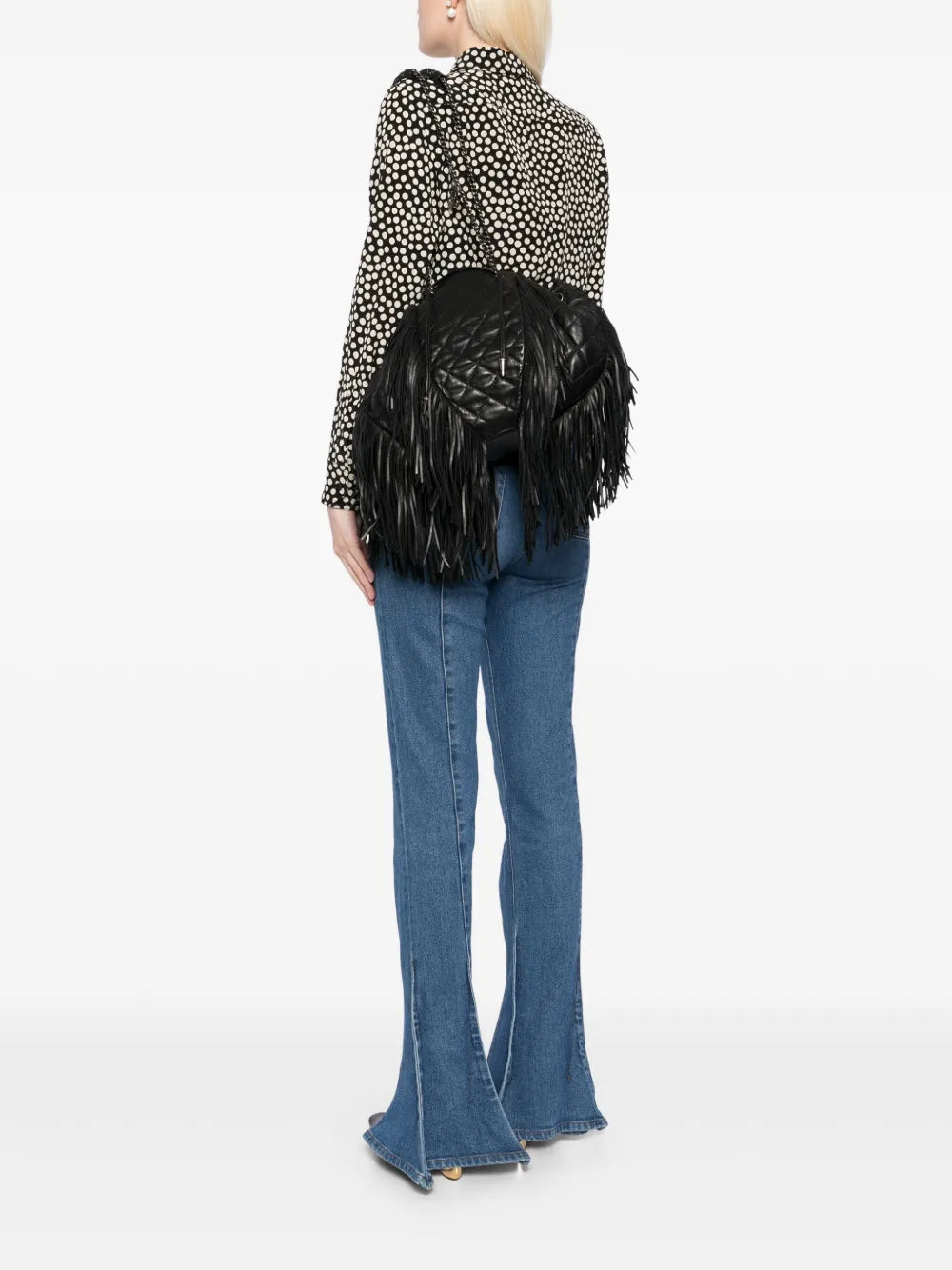 Pre-OwnedCHANEL Pre-Owned2014 Western Fringe shoulder bag