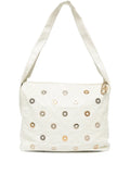 Pre-OwnedCHANEL Pre-Owned2006-2008 diamond-quilted eyelet-engraved shoulder bag
