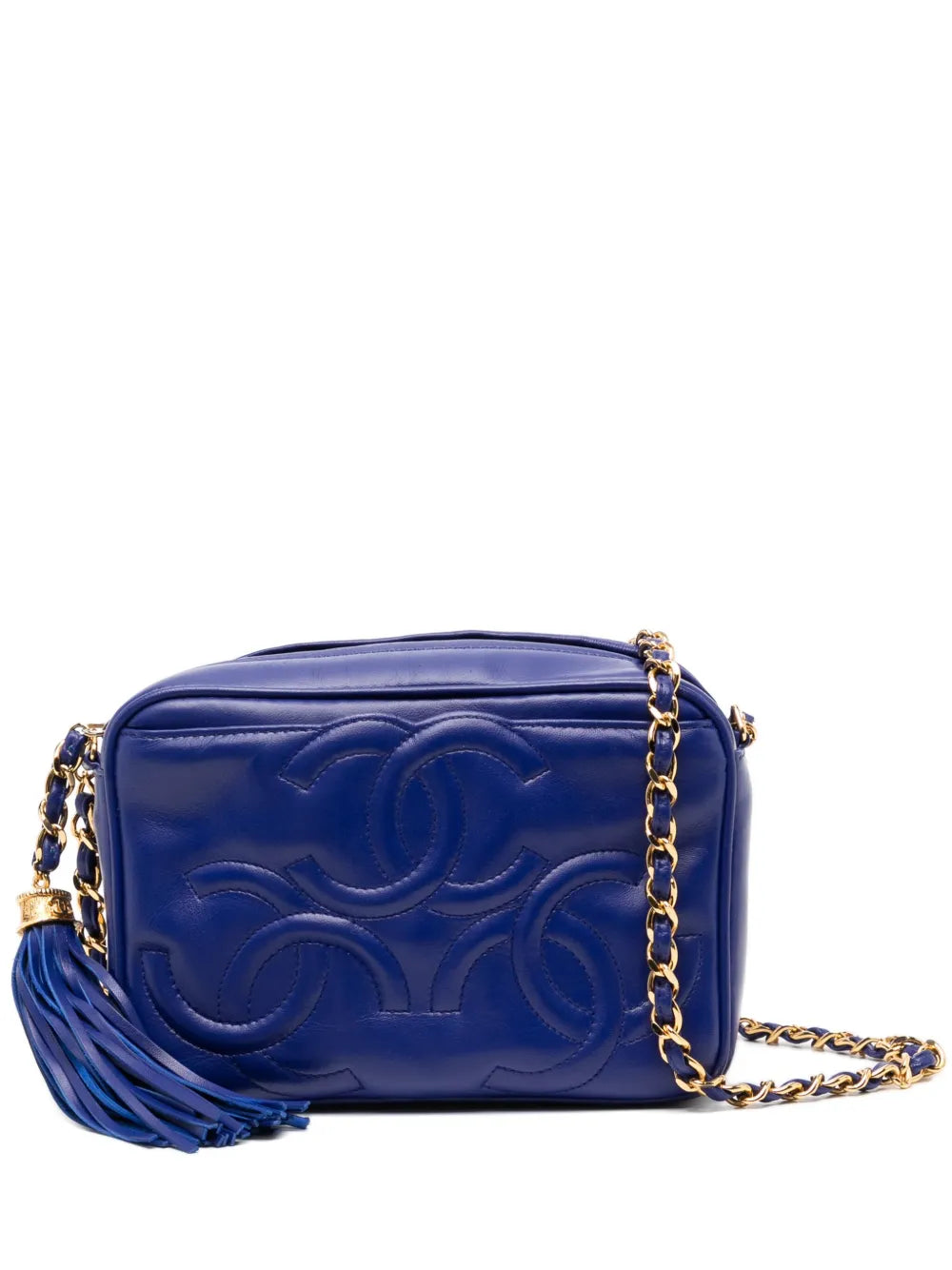 Pre-OwnedCHANEL Pre-OwnedTriple CC Mini Tassel Crossbody Shoulder Bag