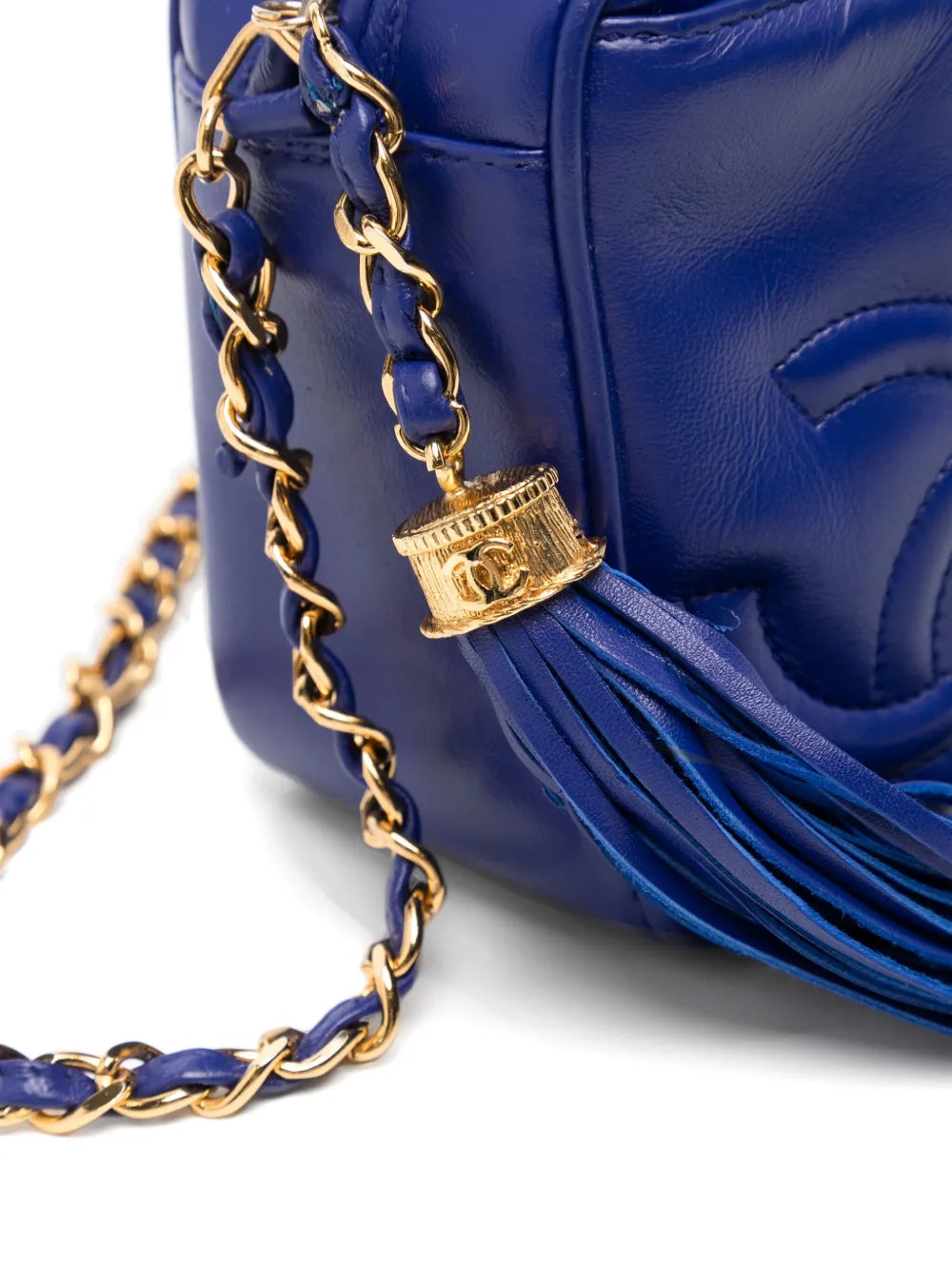 Pre-OwnedCHANEL Pre-OwnedTriple CC Mini Tassel Crossbody Shoulder Bag