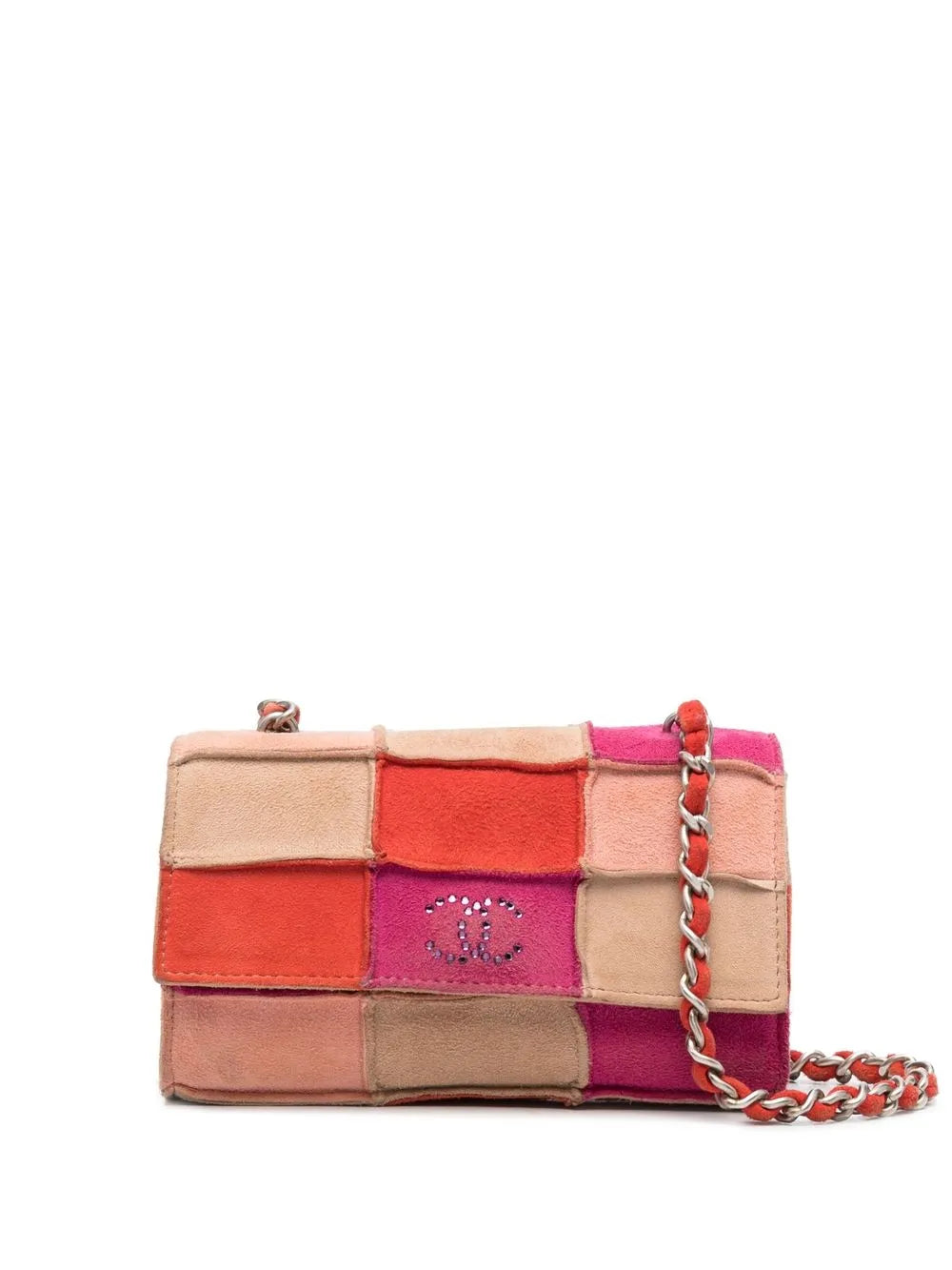 Pre-OwnedCHANEL Pre-Owned2004-2005 patchwork mini crossbody bag