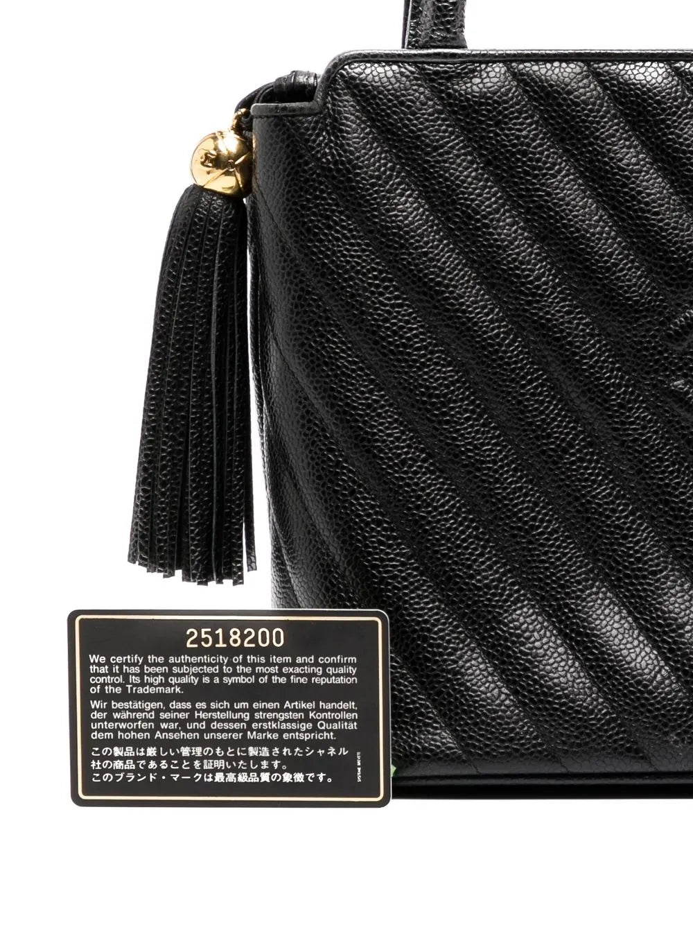 Pre-OwnedCHANEL Pre-Owned1992 CC V-stitch top-handle bag