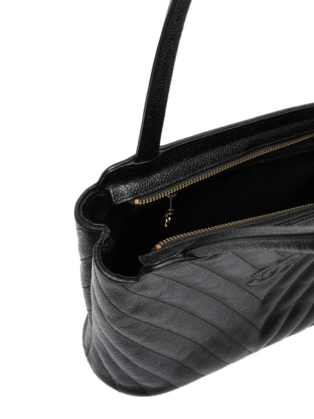 Pre-OwnedCHANEL Pre-Owned1992 CC V-stitch top-handle bag