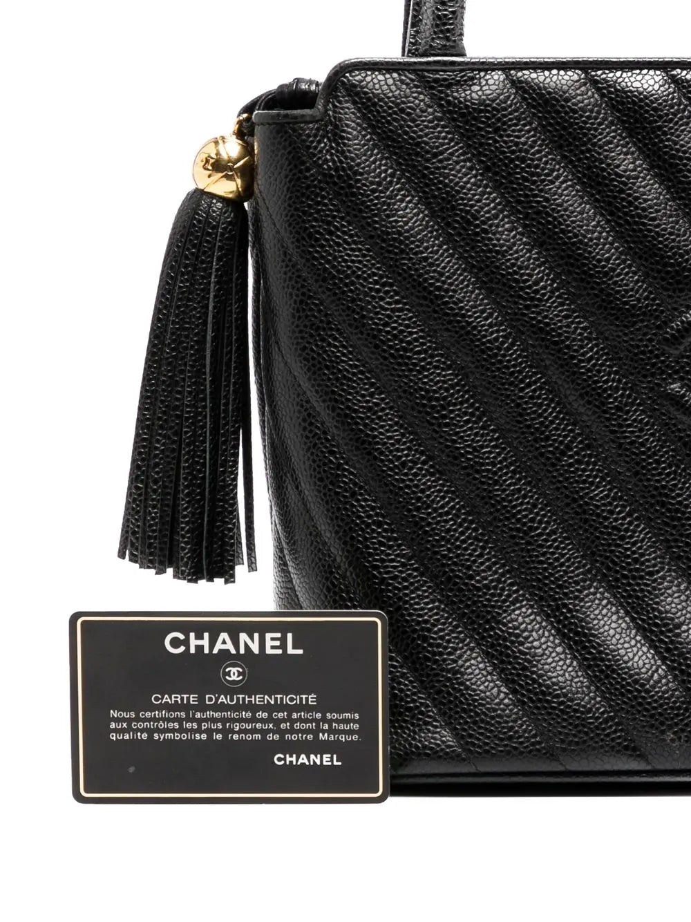 Pre-OwnedCHANEL Pre-Owned1992 CC V-stitch top-handle bag