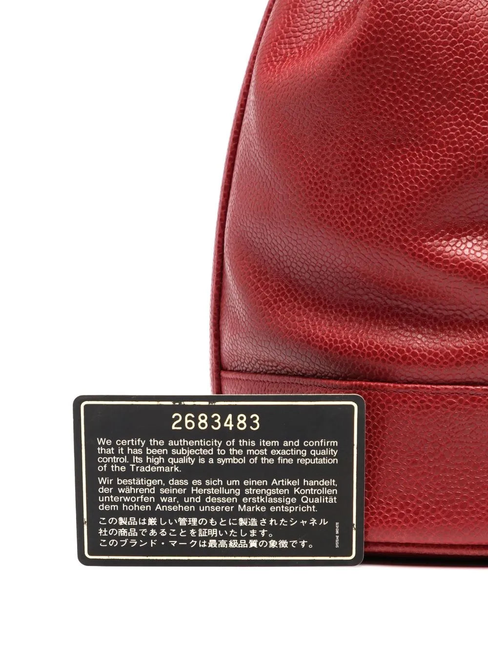 Pre-OwnedCHANEL Pre-Owned1992 Triple CC bag