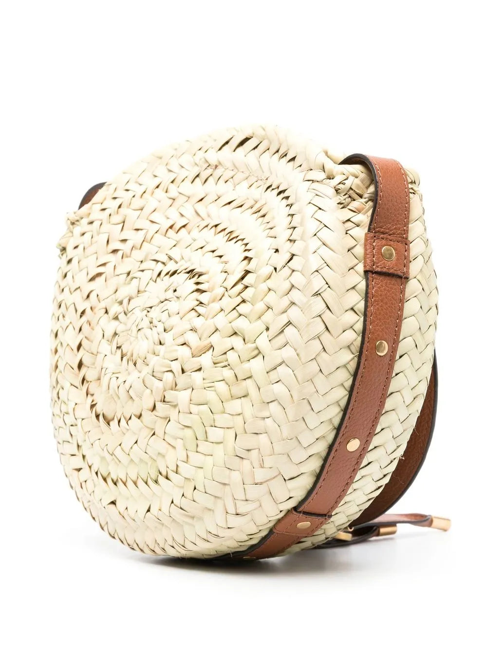 Chlo?arci Raffia crossbody bag
