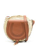 Chlo?arci Raffia crossbody bag