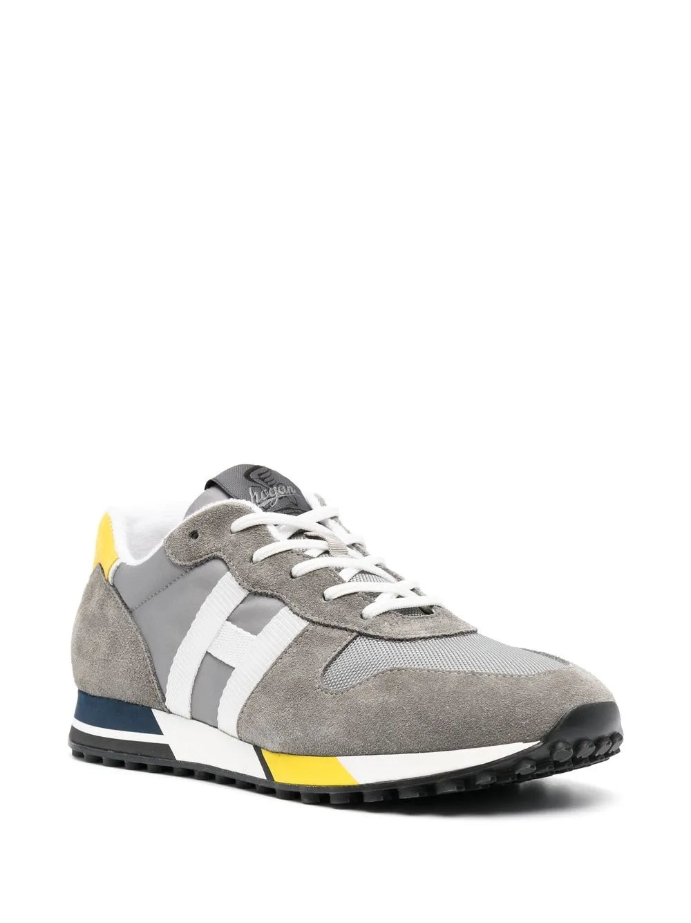 Hogan Panelled Suede Sneakers