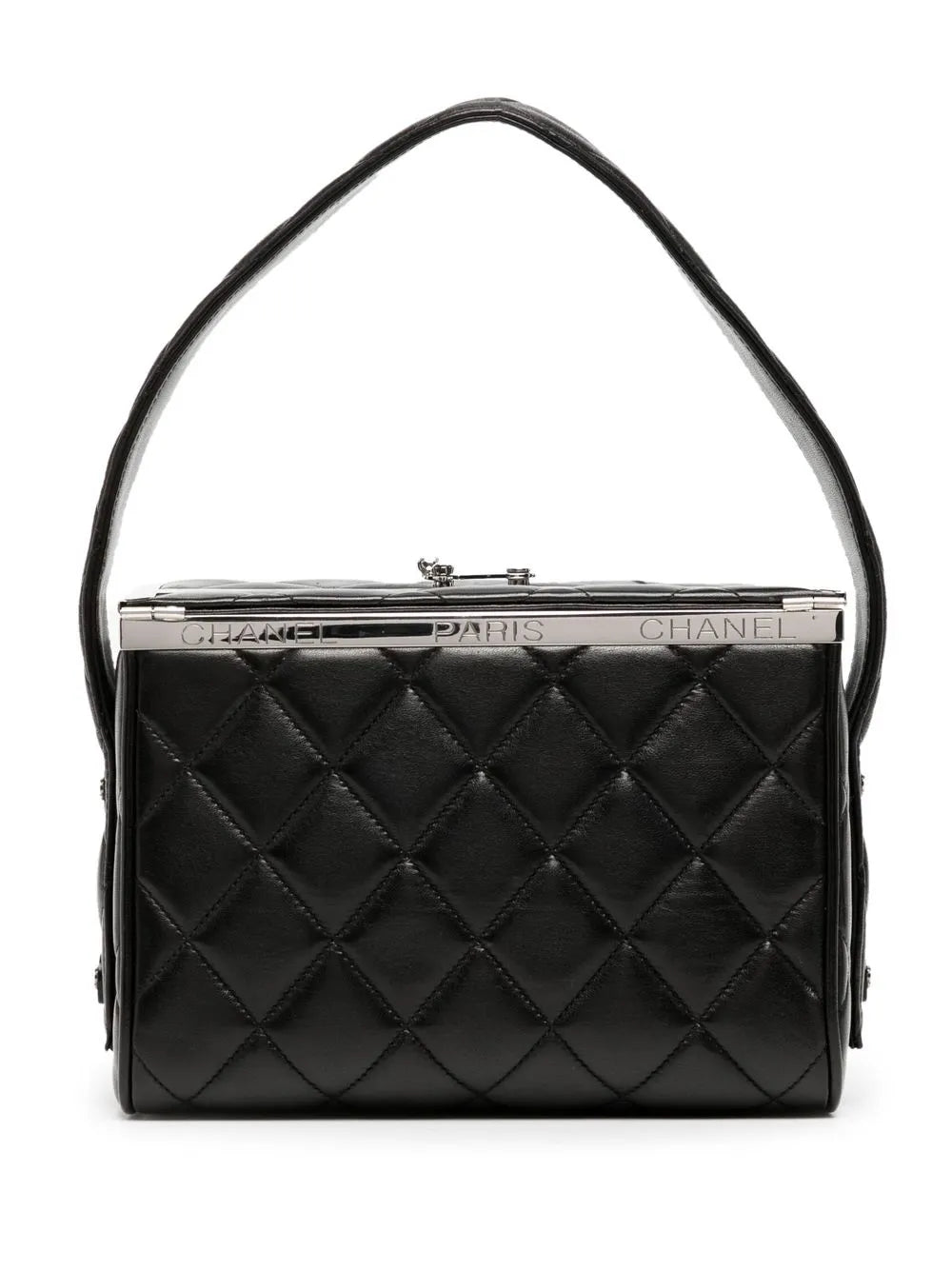 Pre-OwnedCHANEL Pre-Owned1997 diamond-quilted metal frame handbag