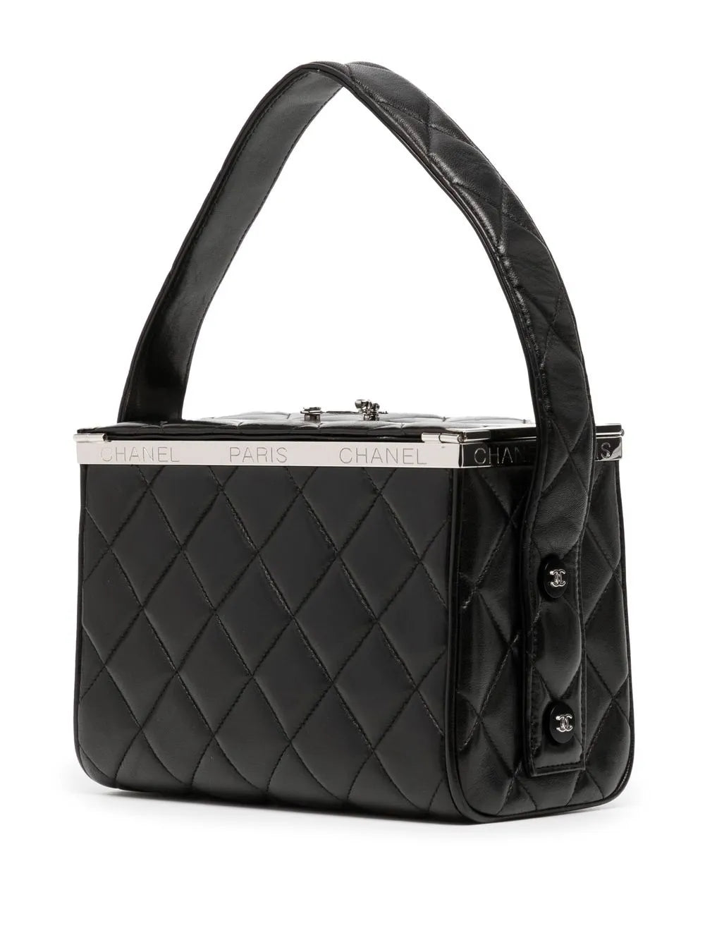 Pre-OwnedCHANEL Pre-Owned1997 diamond-quilted metal frame handbag