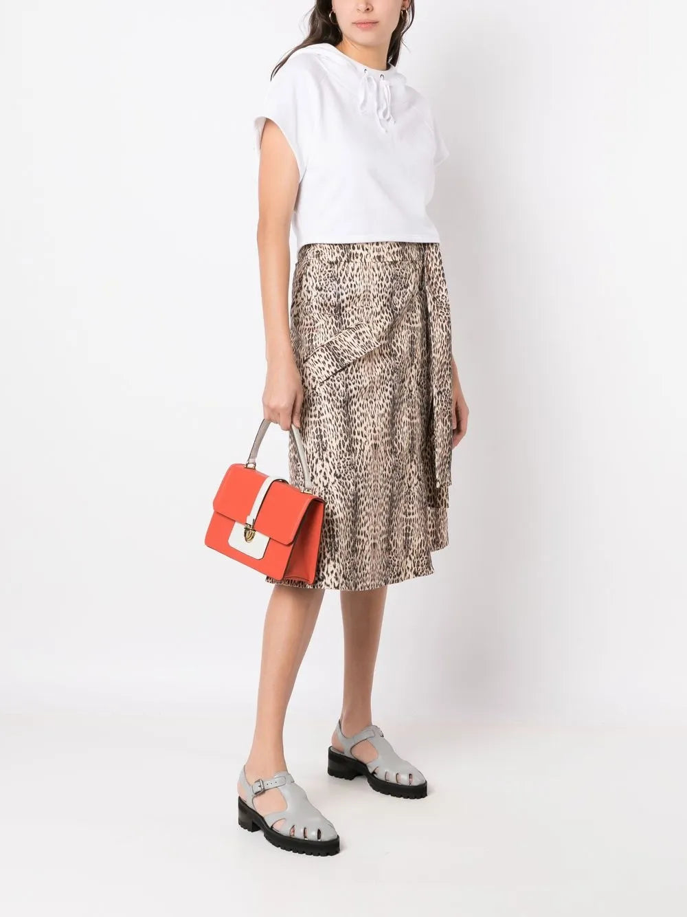 Sarah ChofakianBianchi two-tone crossbody bag