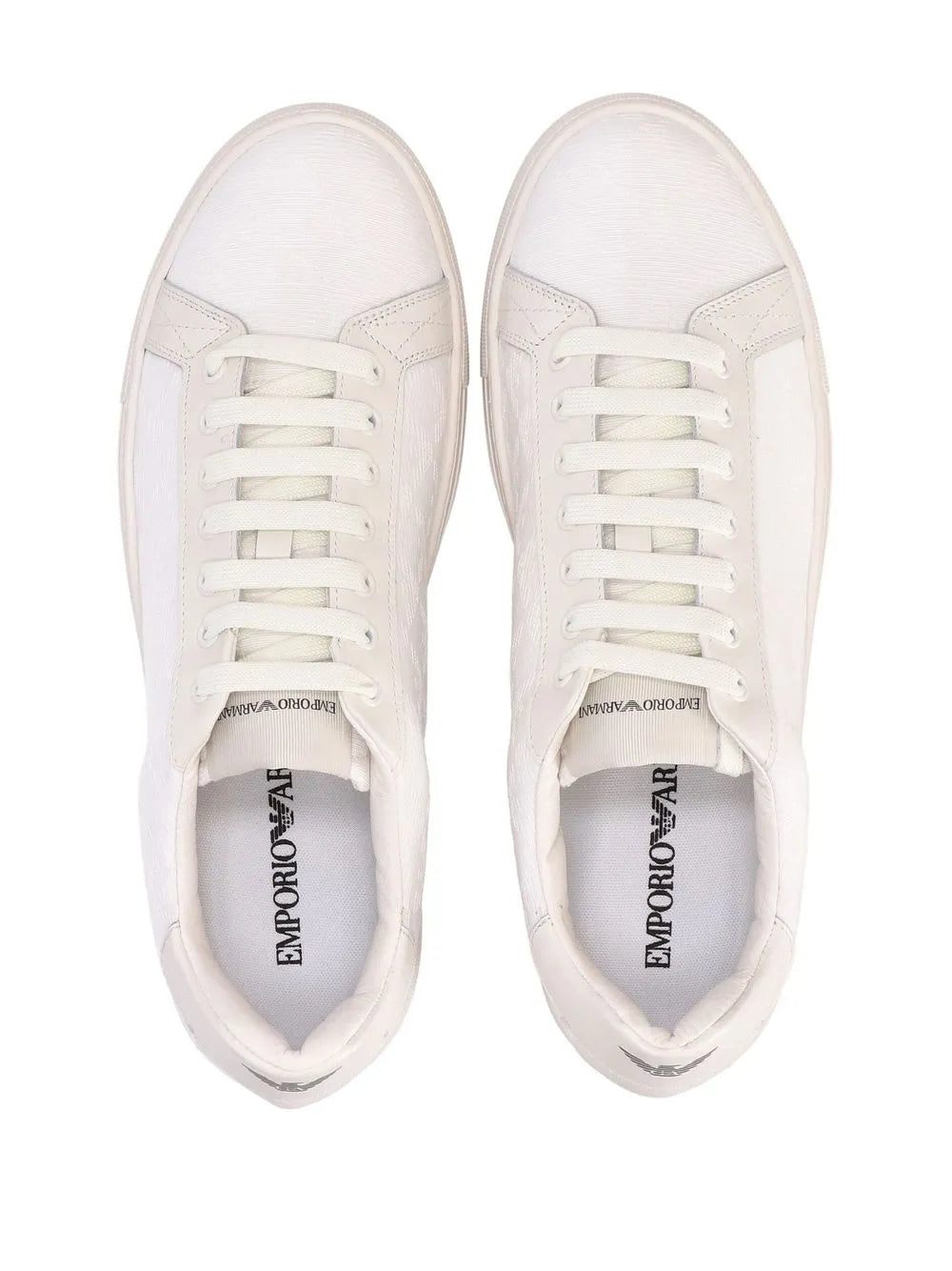Emporio Armani Logo-Print Low-Top Sneakers