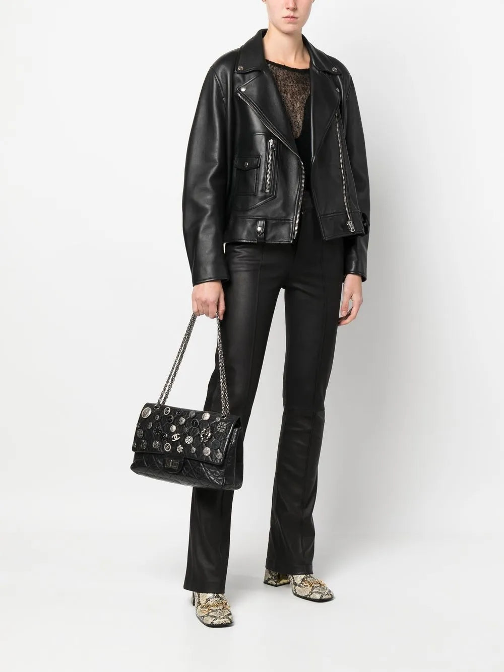 Pre-OwnedCHANEL Pre-Owned2009-2010 2.55 Double Flap shoulder bag