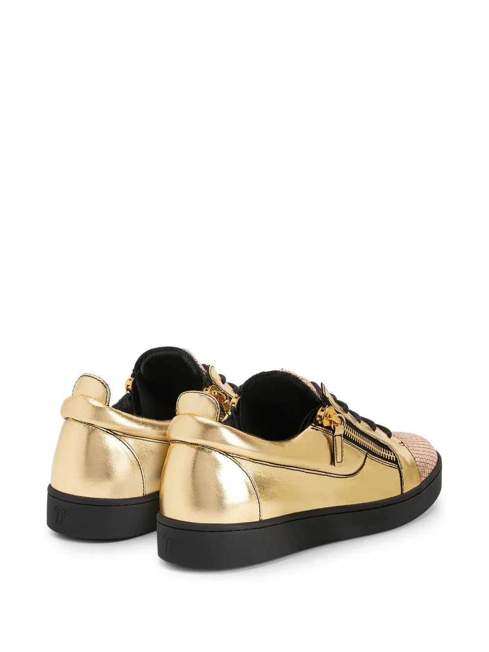 Giuseppe Zanotti Frankie Double-Zip Low-Top Sneakers