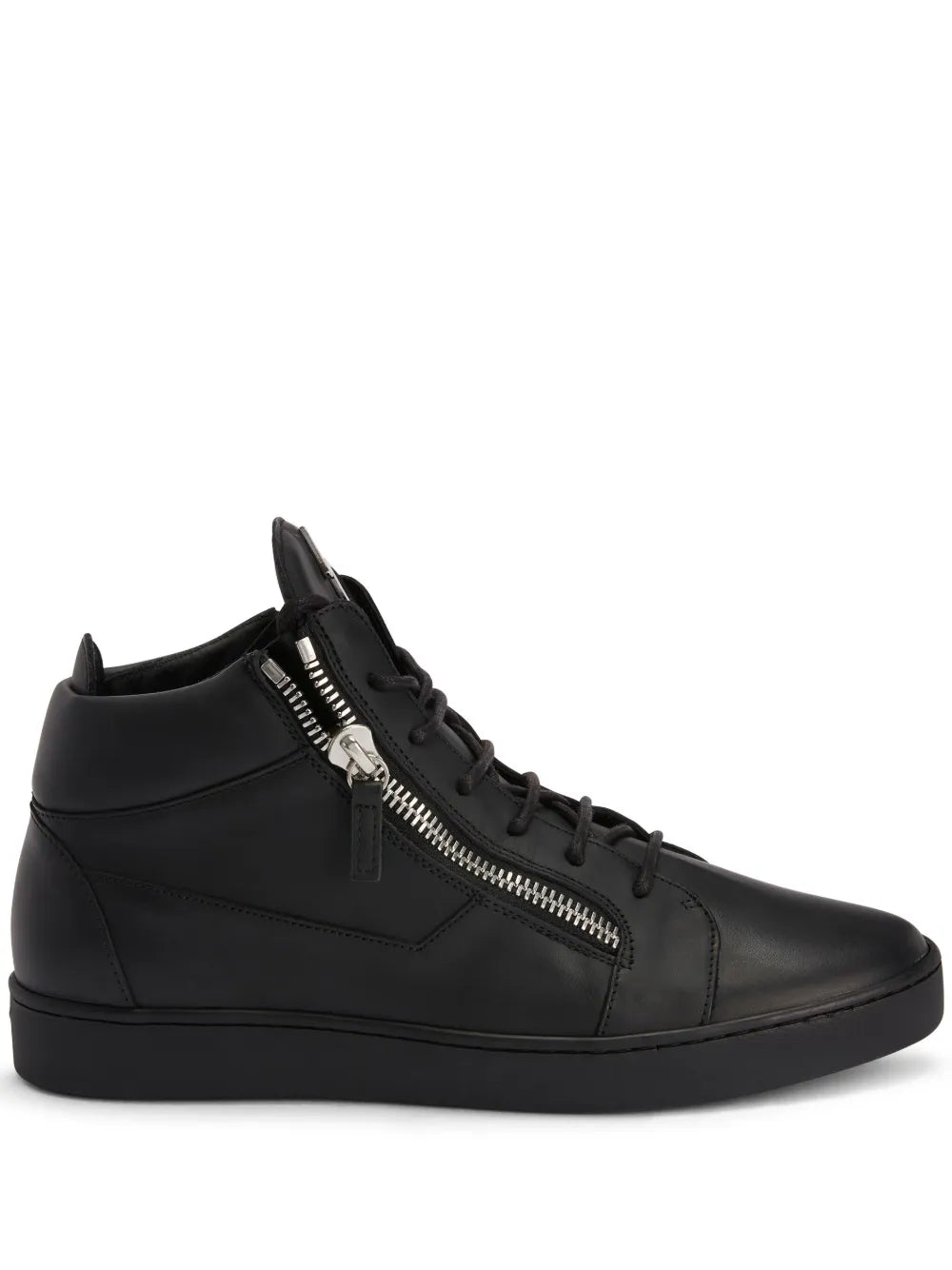 Giuseppe Zanotti Kriss Leather Mid-Top Sneakers
