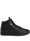 Giuseppe Zanotti Kriss Leather Mid-Top Sneakers