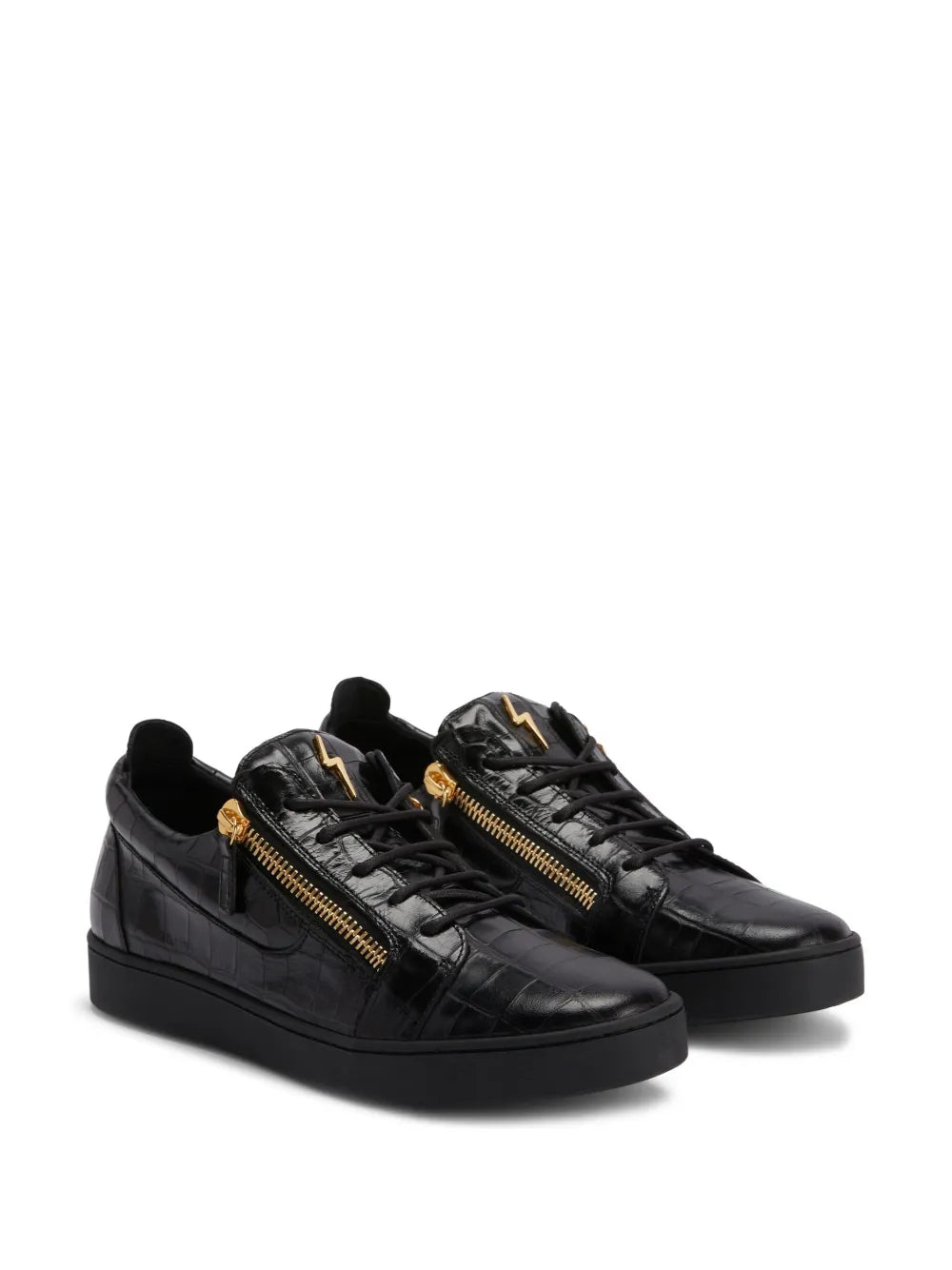 Giuseppe Zanotti Frankie Double-Zip Low-Top Sneakers