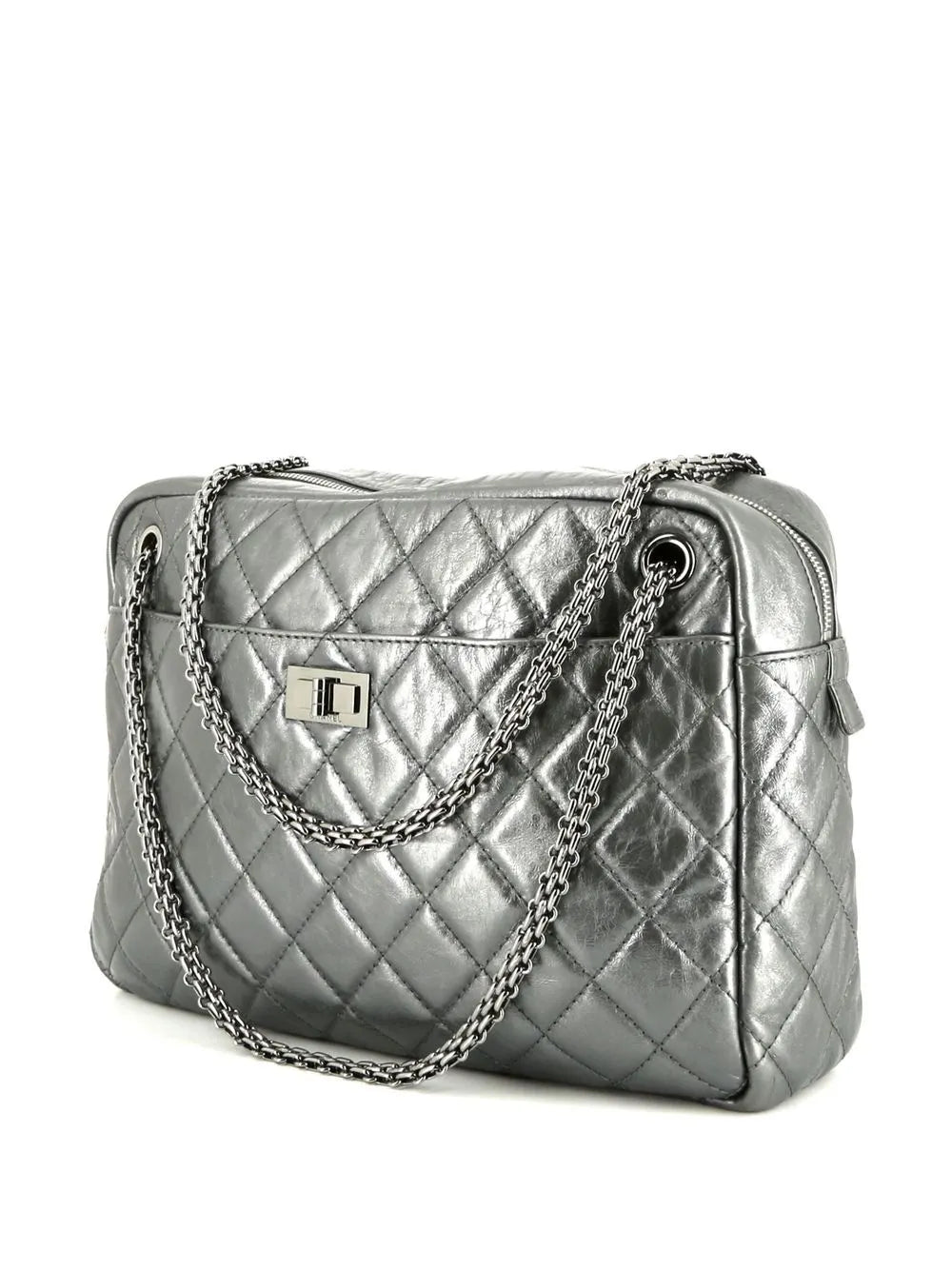 Pre-OwnedCHANEL Pre-Owned2008 Mademoiselle Reissue zipped shoulder bag