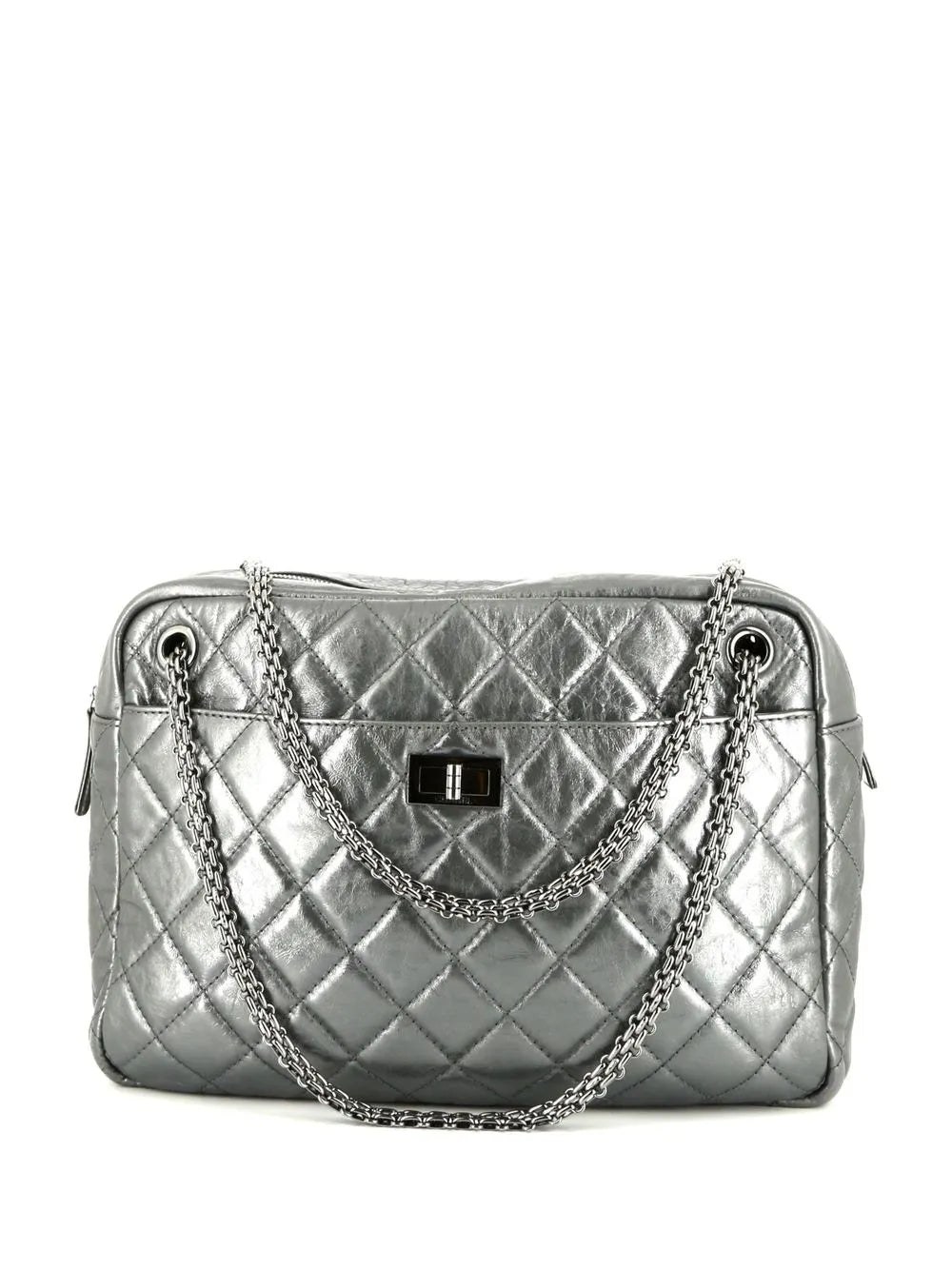 Pre-OwnedCHANEL Pre-Owned2008 Mademoiselle Reissue zipped shoulder bag