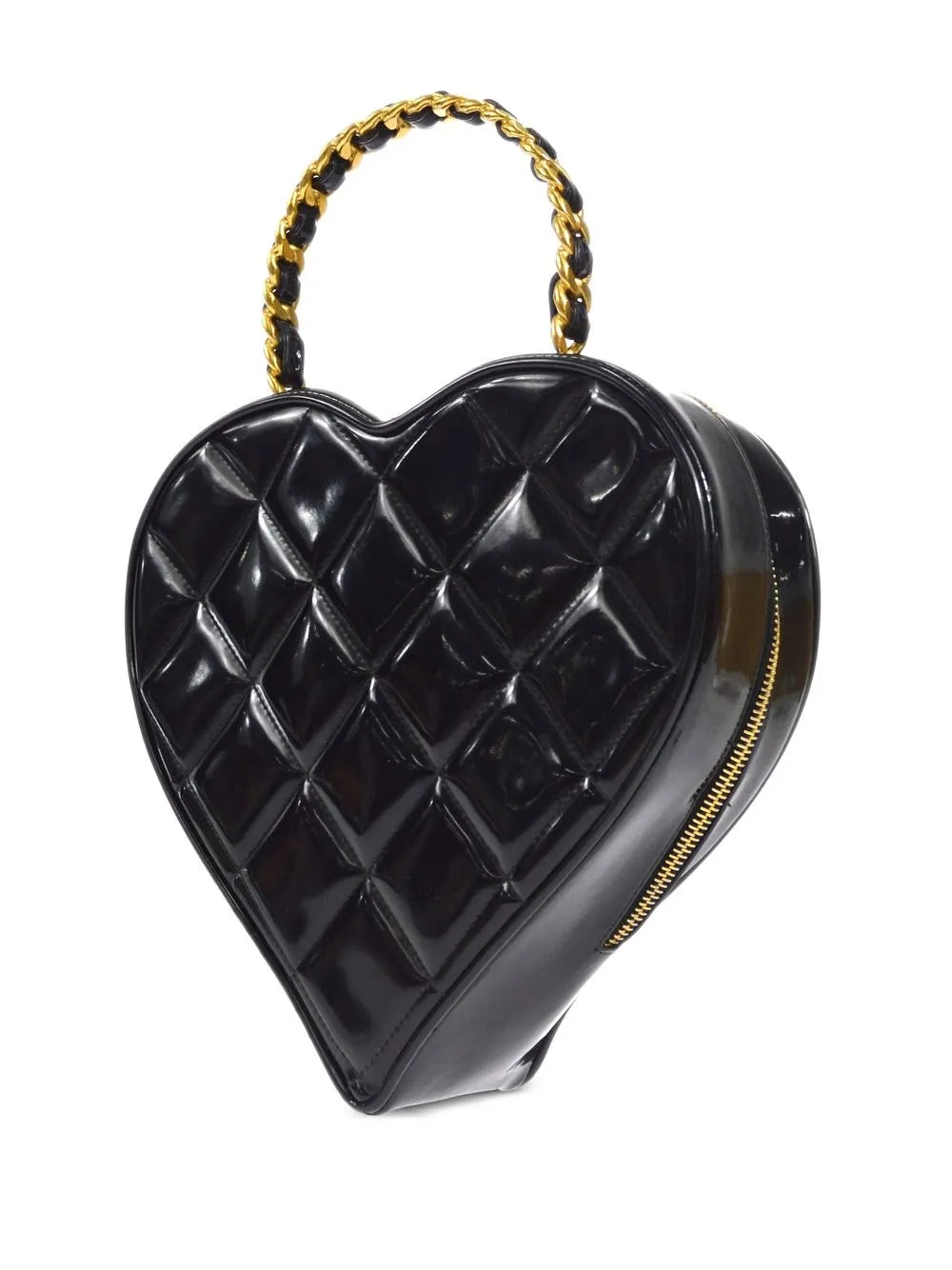 Pre-OwnedCHANEL Pre-Owned1995 CC Heart vanity top-handle bag