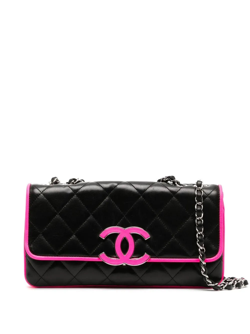 Pre-OwnedCHANEL Pre-Owned2008 CC diamond-quilted shoulder bag