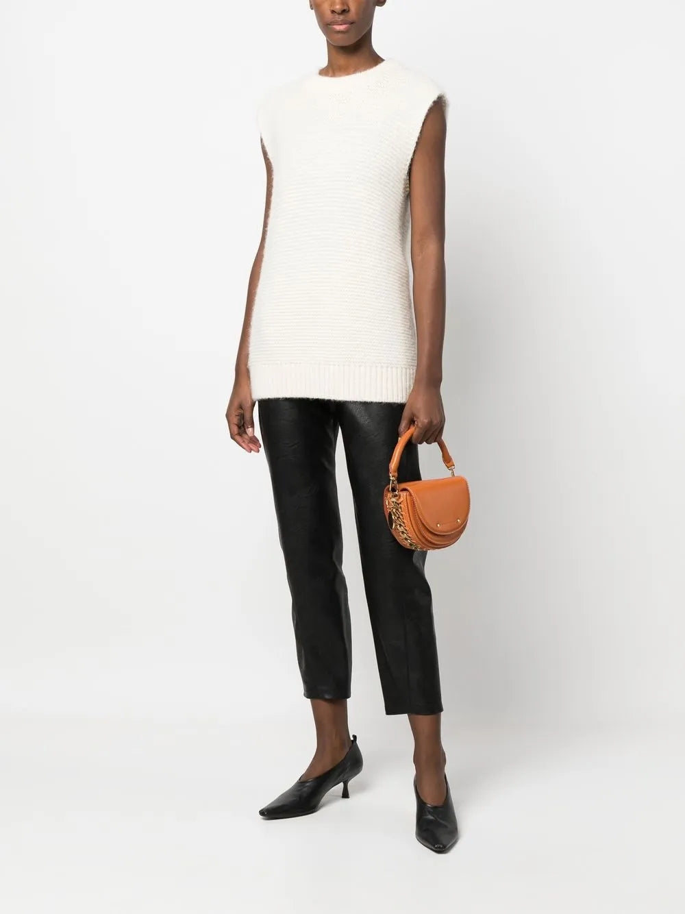 Stella McCartneyFrayme chain-detail shoulder bag