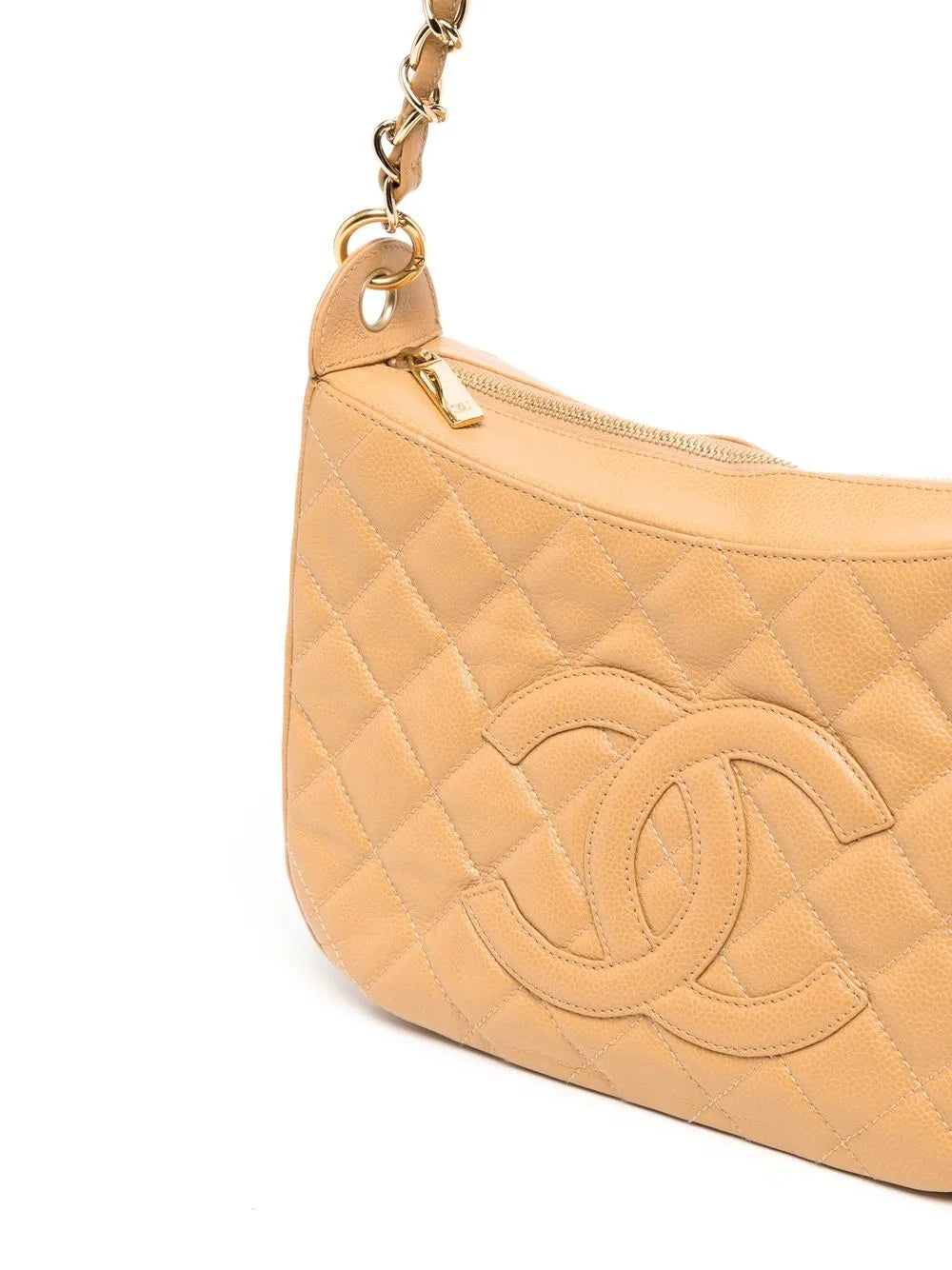 Pre-OwnedCHANEL Pre-Owned2005 diamond-quilted logo shoulder bag