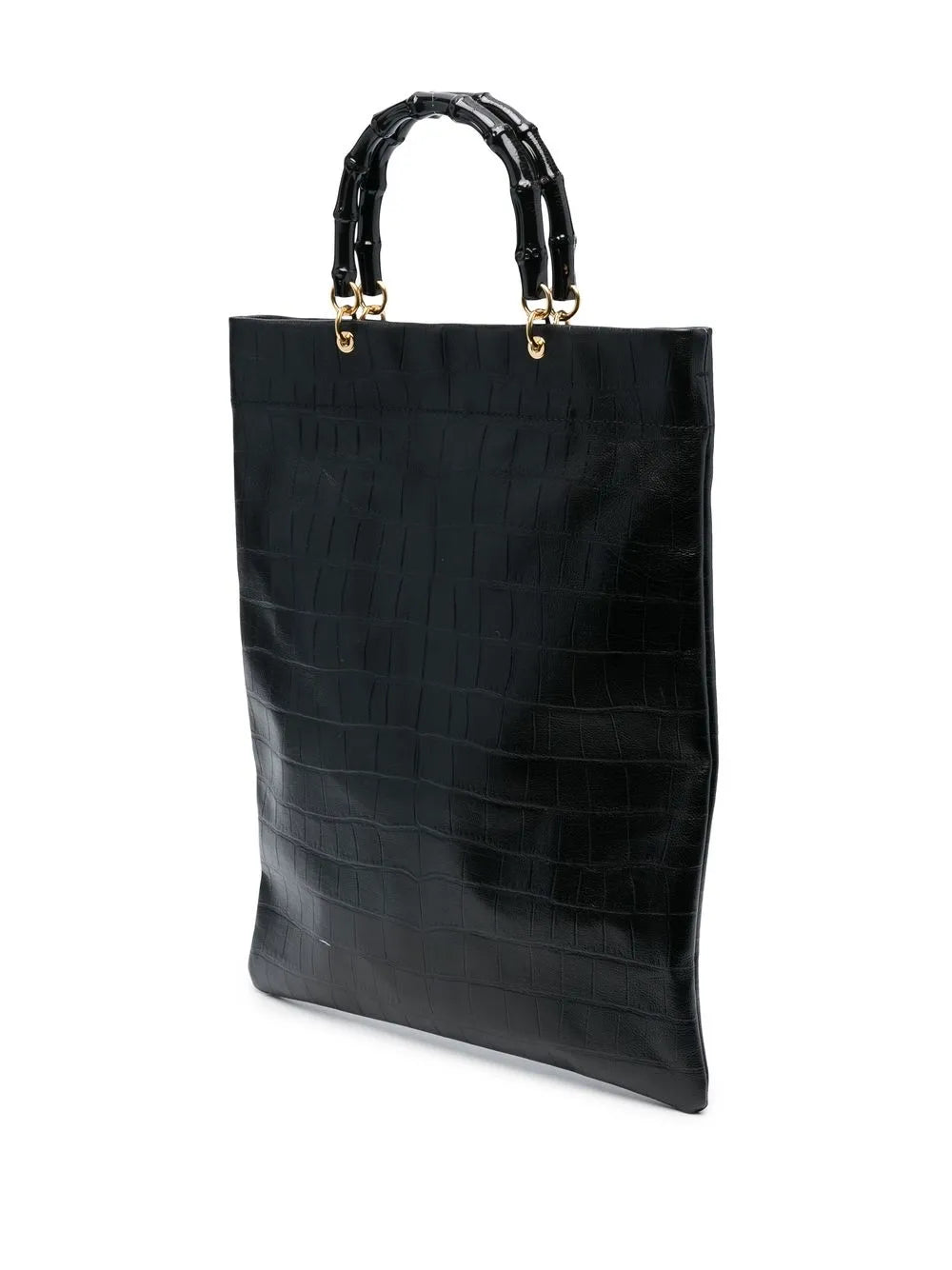 Jil Sandercrocodile-effect leather tote