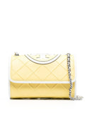 Tory Burchembossed and quilted cross-body bag