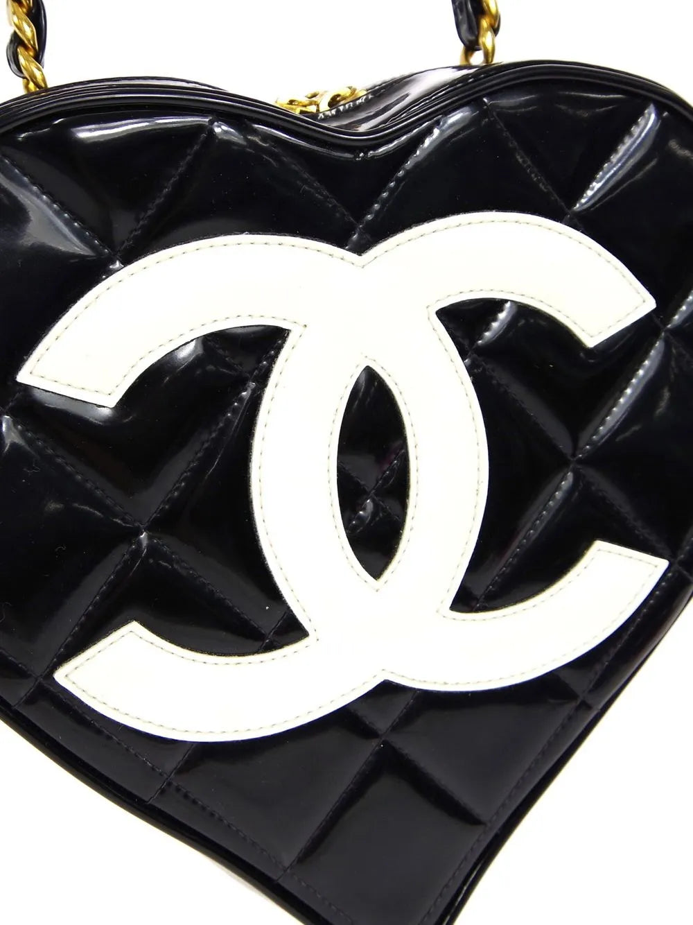 Pre-OwnedCHANEL Pre-Owned1995 heart vanity tote bag