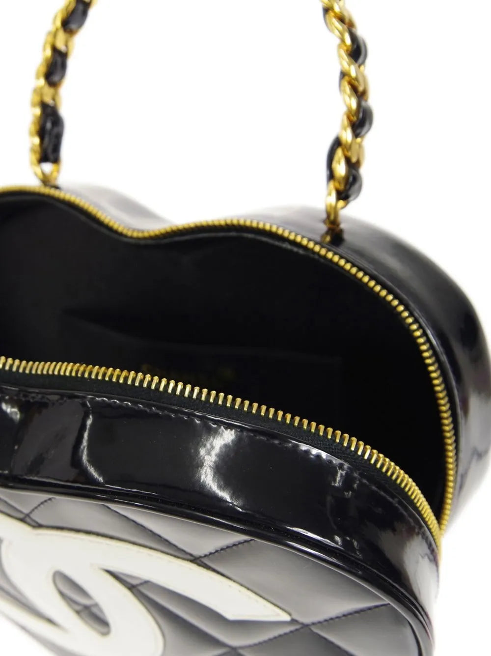 Pre-OwnedCHANEL Pre-Owned1995 heart vanity tote bag