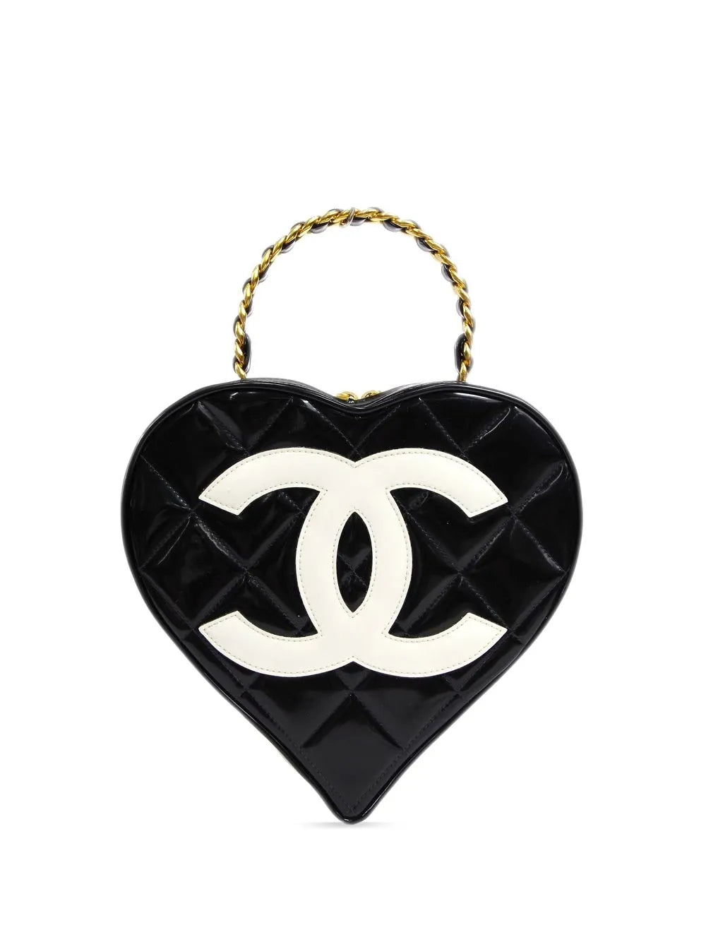 Pre-OwnedCHANEL Pre-Owned1995 heart vanity tote bag