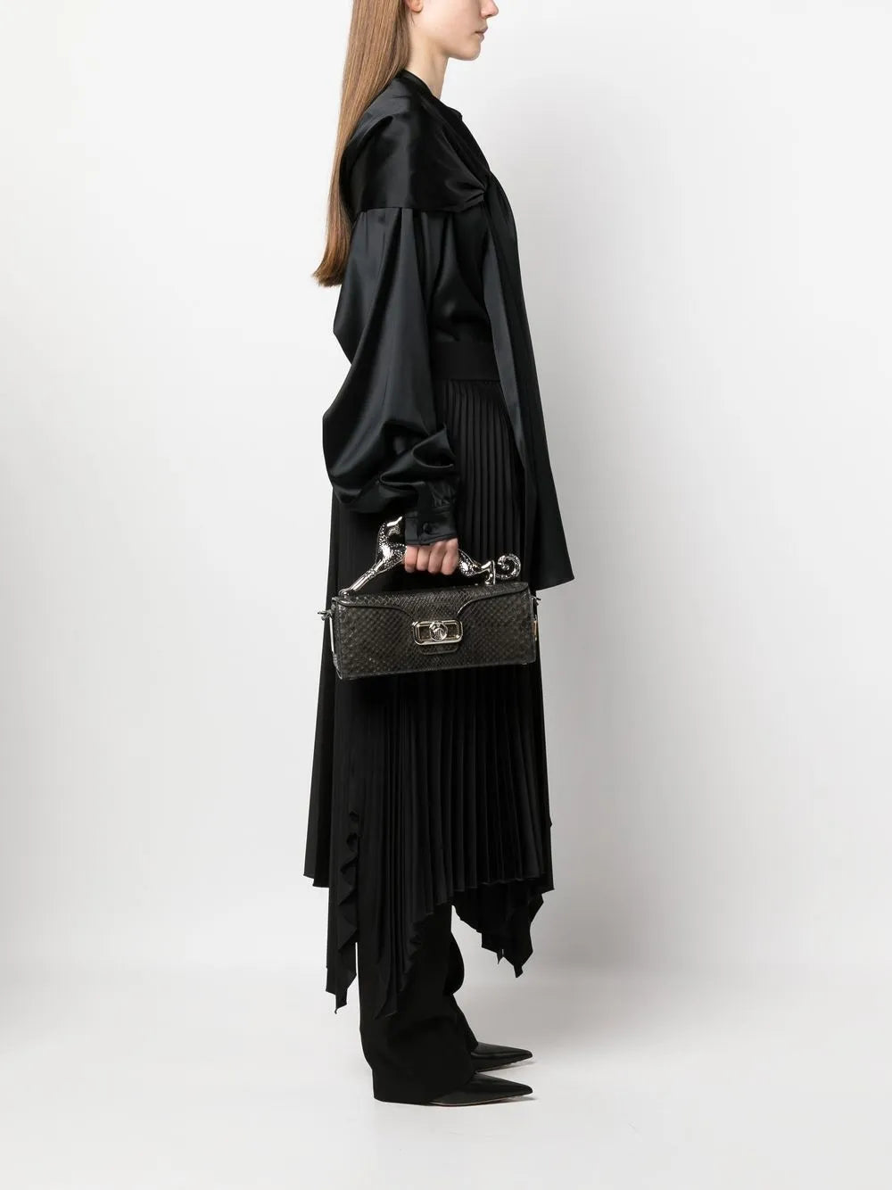 Lanvinsnakeskin mini tote