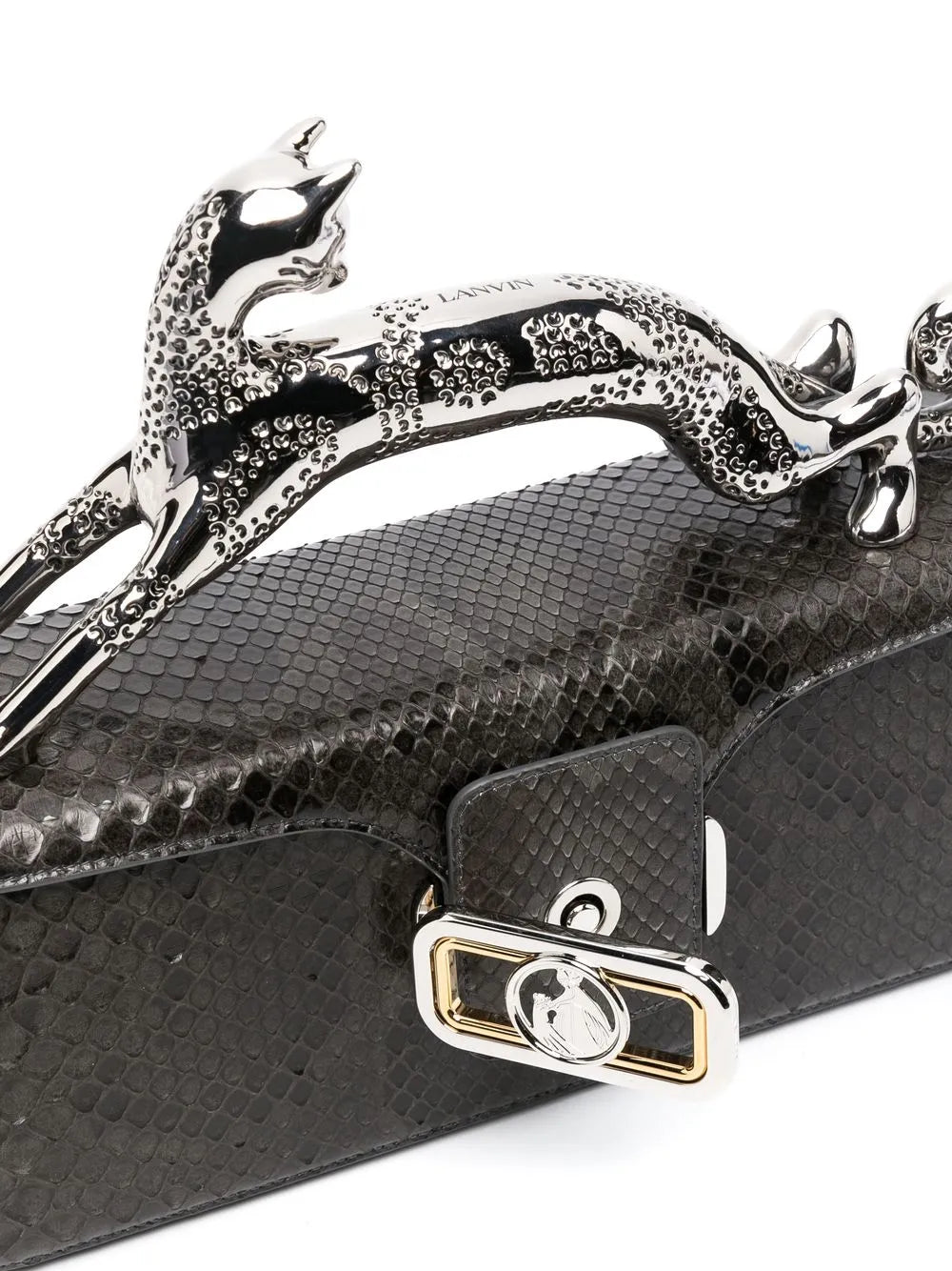 Lanvinsnakeskin mini tote