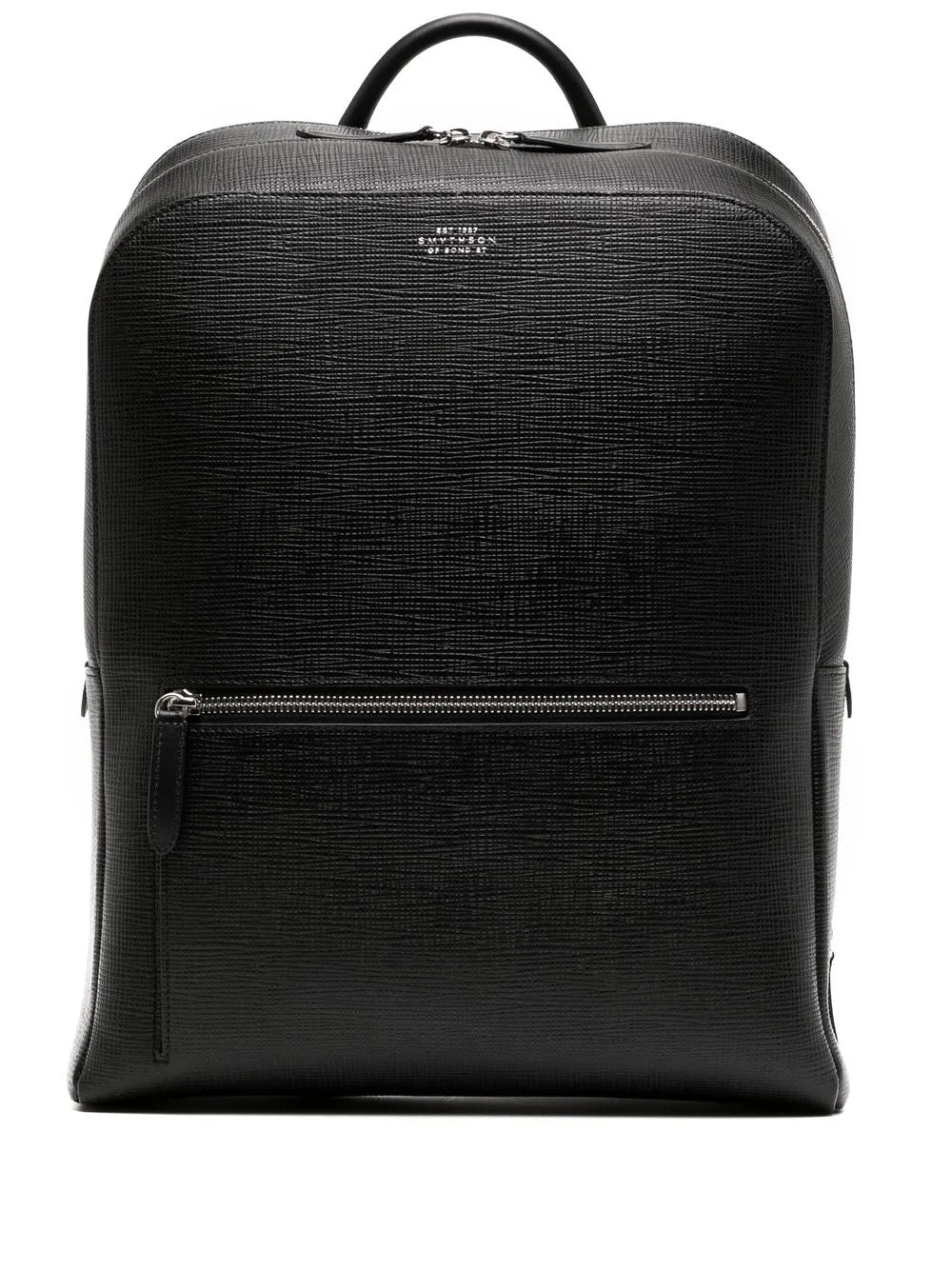 Smythsongrained-calf leather backpack